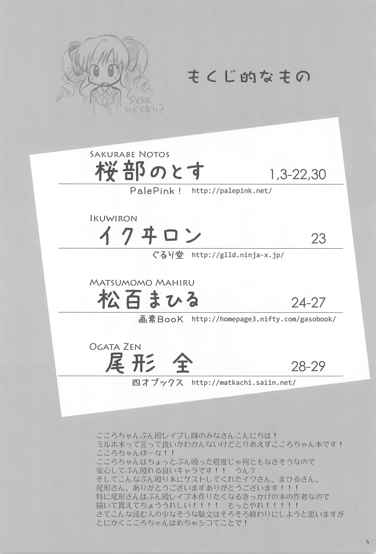 ぶん殴レイプこころちゃん Page.4
