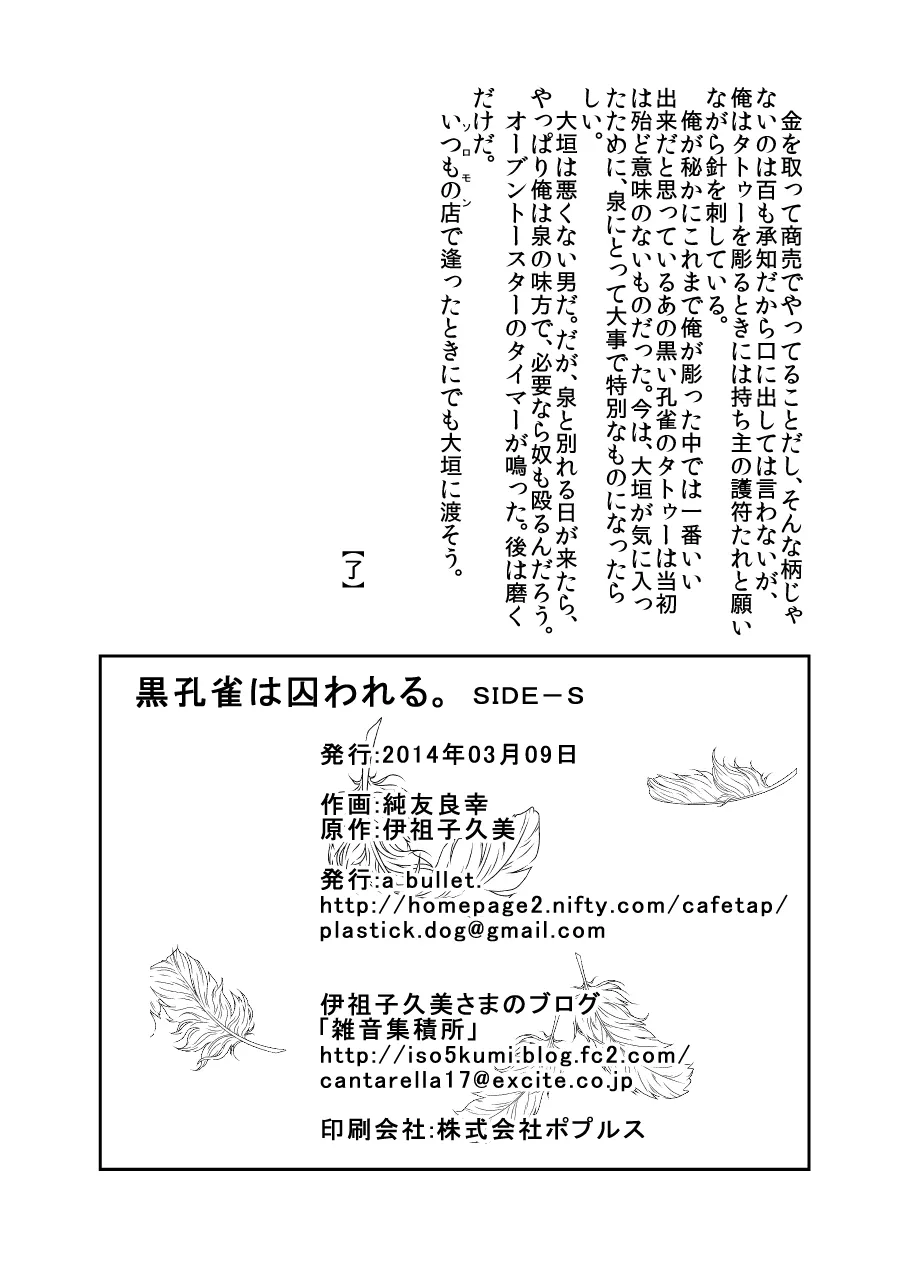 黒孔雀は囚われる。 SIDE-S Page.30