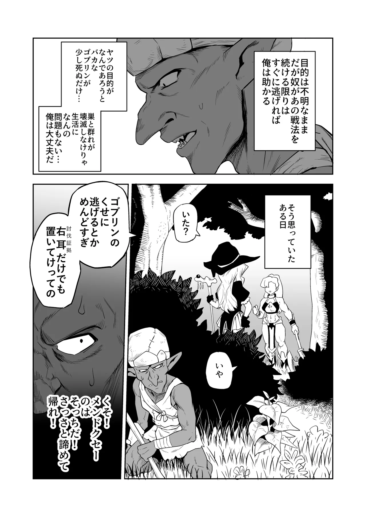 ザコ姦狙いのドM女騎士が本当にゴブリン奴隷にされる話 前編 Page.11
