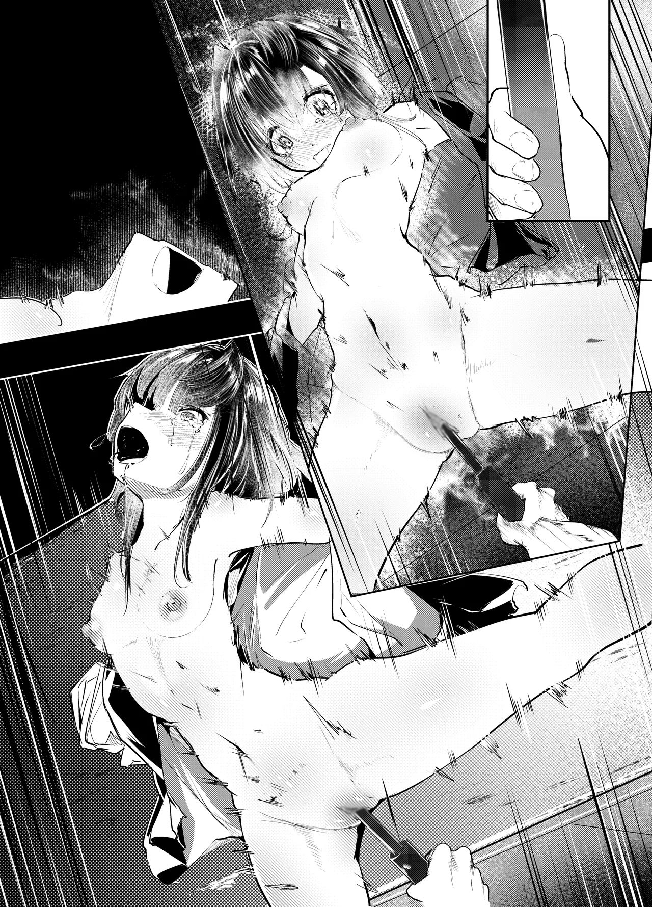 「適材不適所」地絵原稿 Page.17