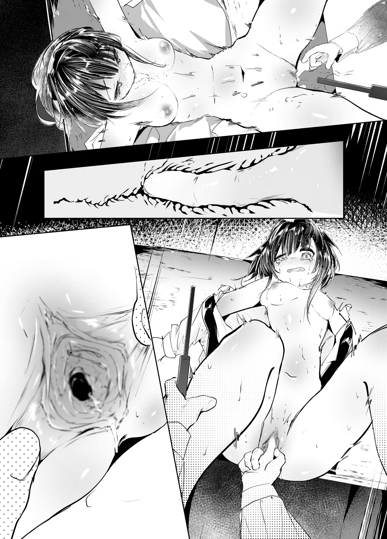 「適材不適所」地絵原稿 Page.18