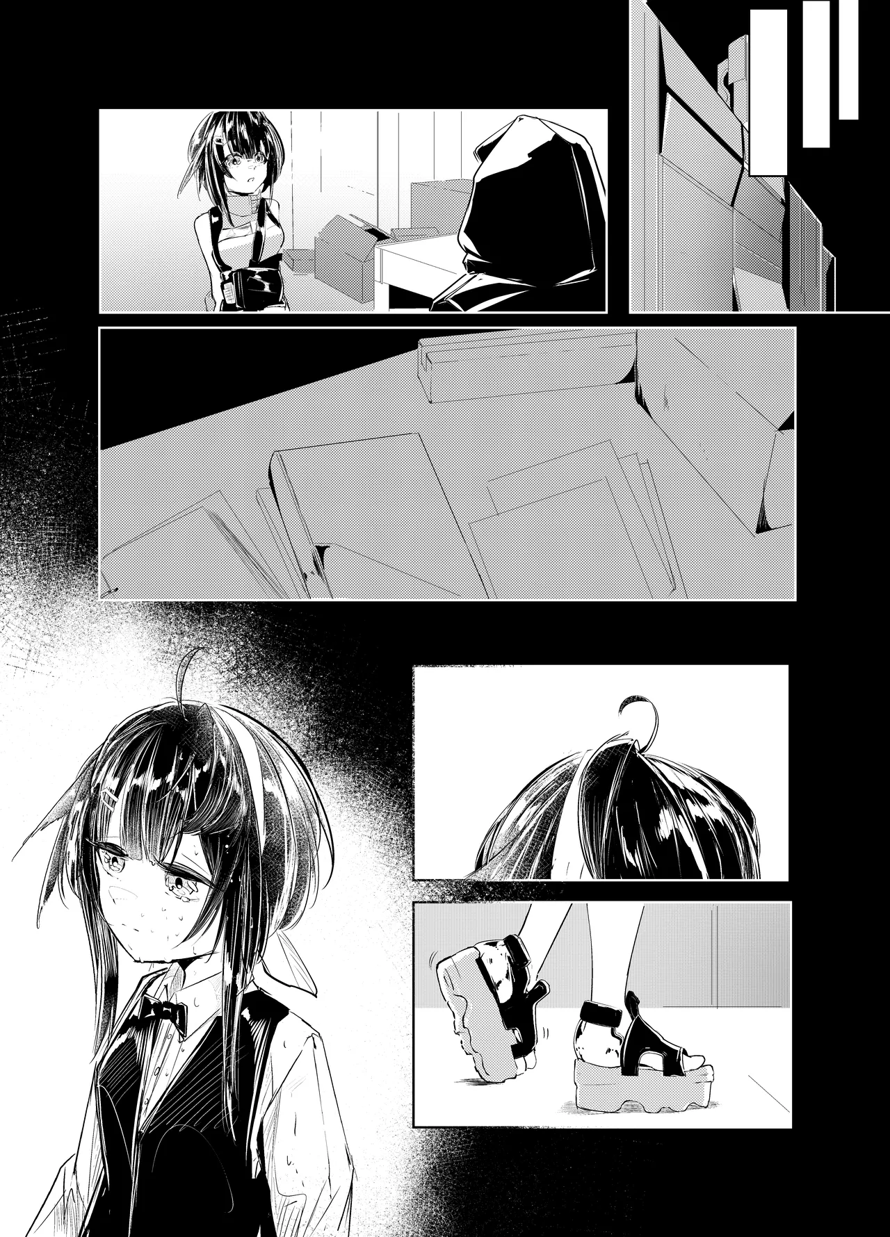 「適材不適所」地絵原稿 Page.3