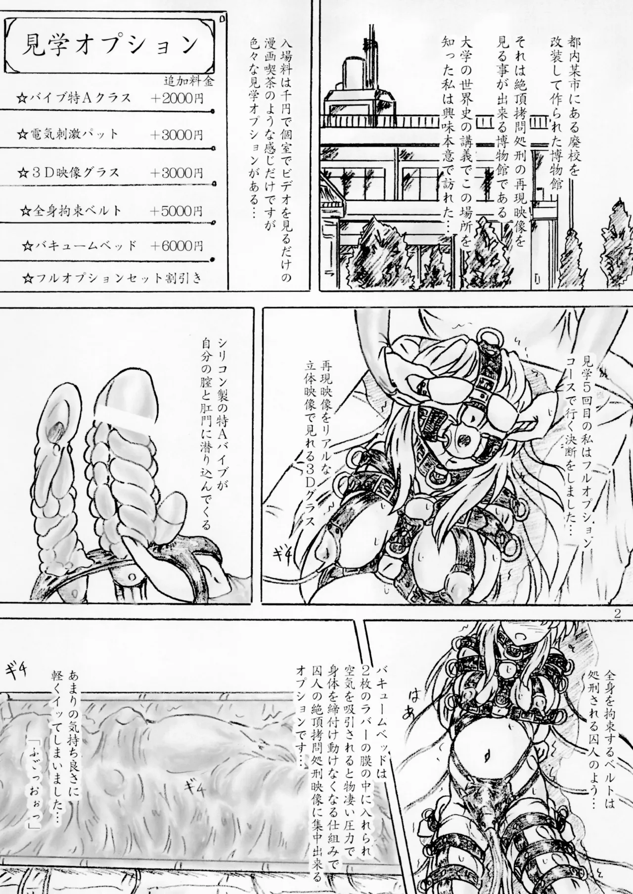 絶頂○問処刑博物館 Page.2
