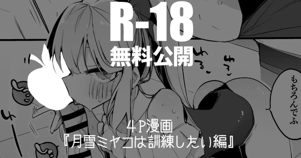 月雪ミヤコは訓練したい編