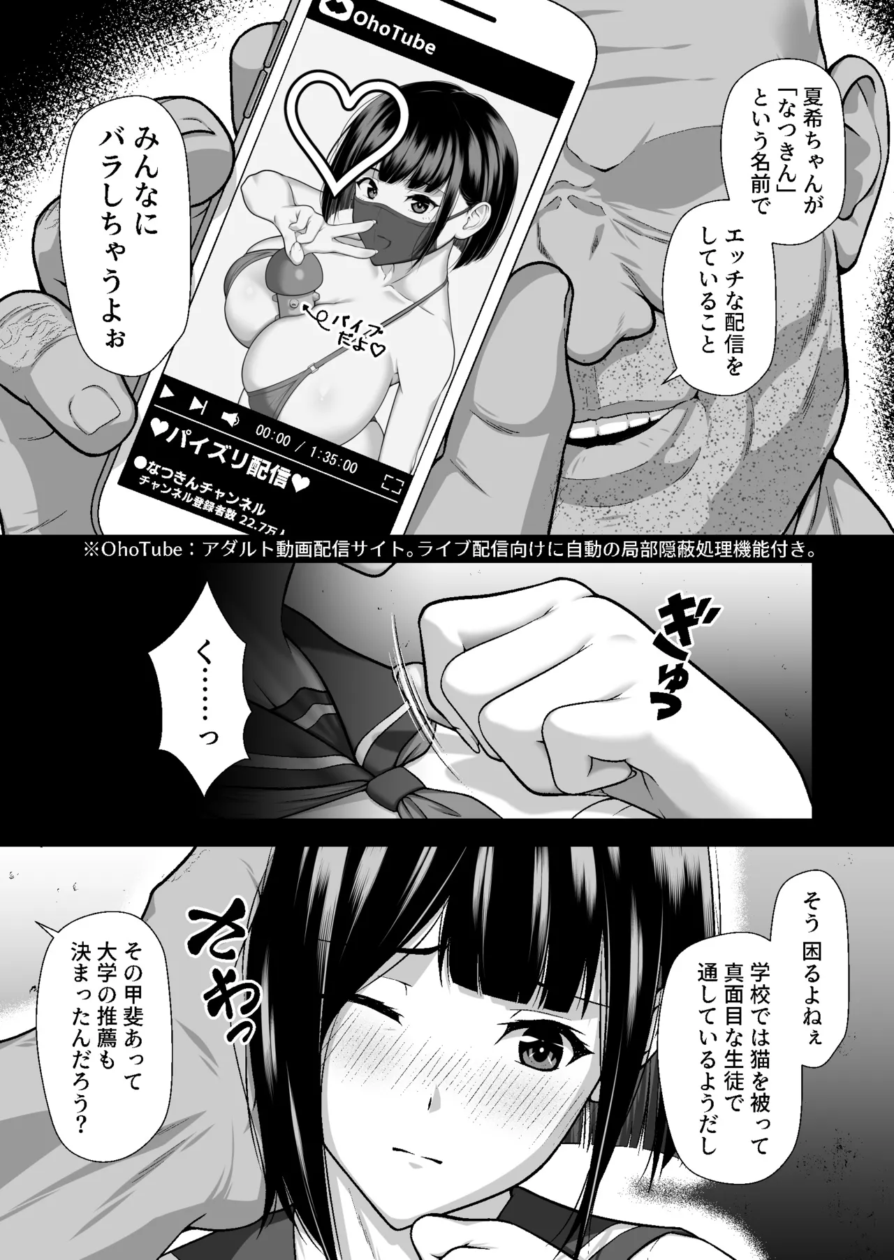 ヤラレたがり ―身バレした巨乳動画配信者がエロ狂いに堕ちるまで― Page.8