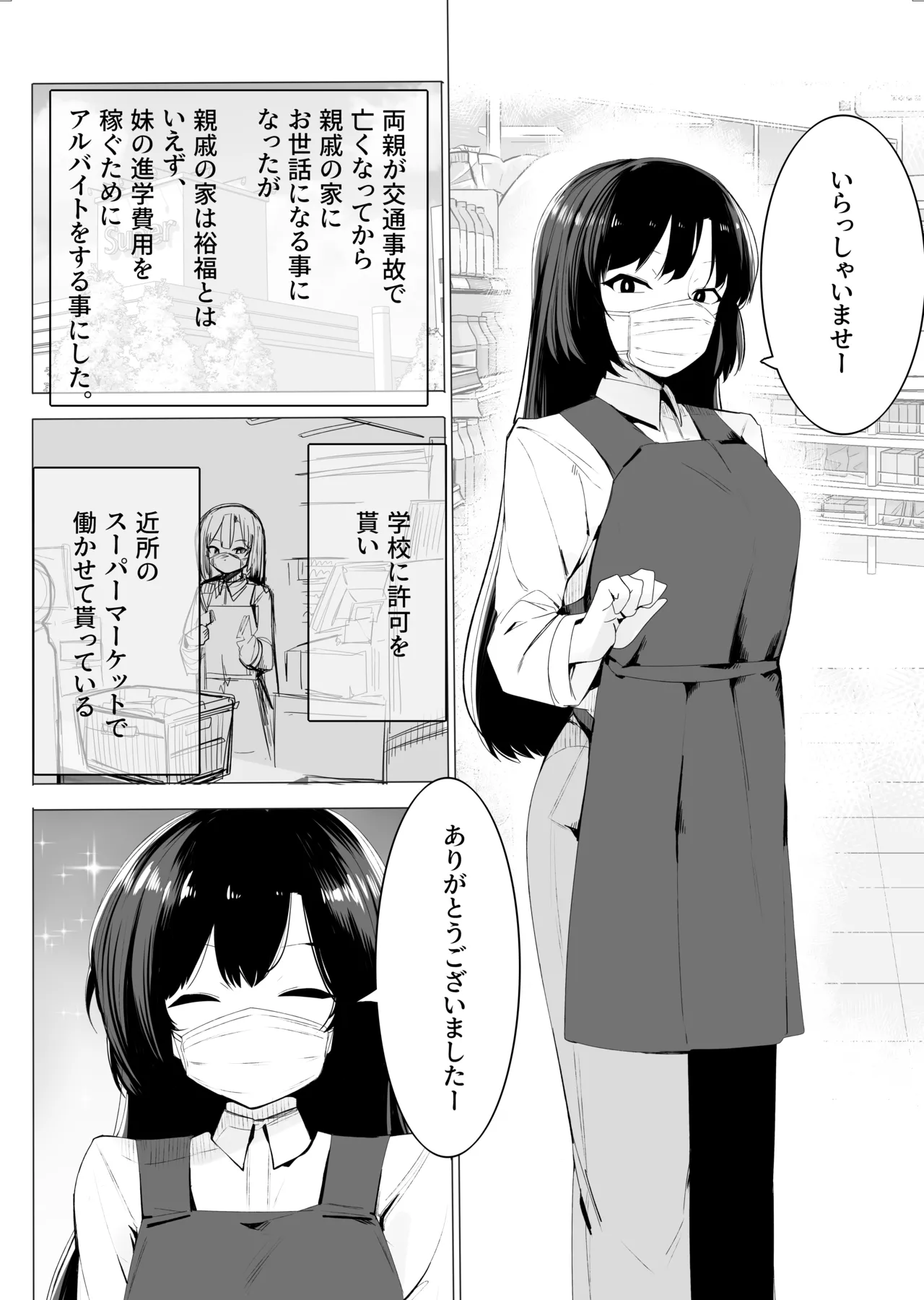 裏バイトお金の力でギャルとエッチする Page.3