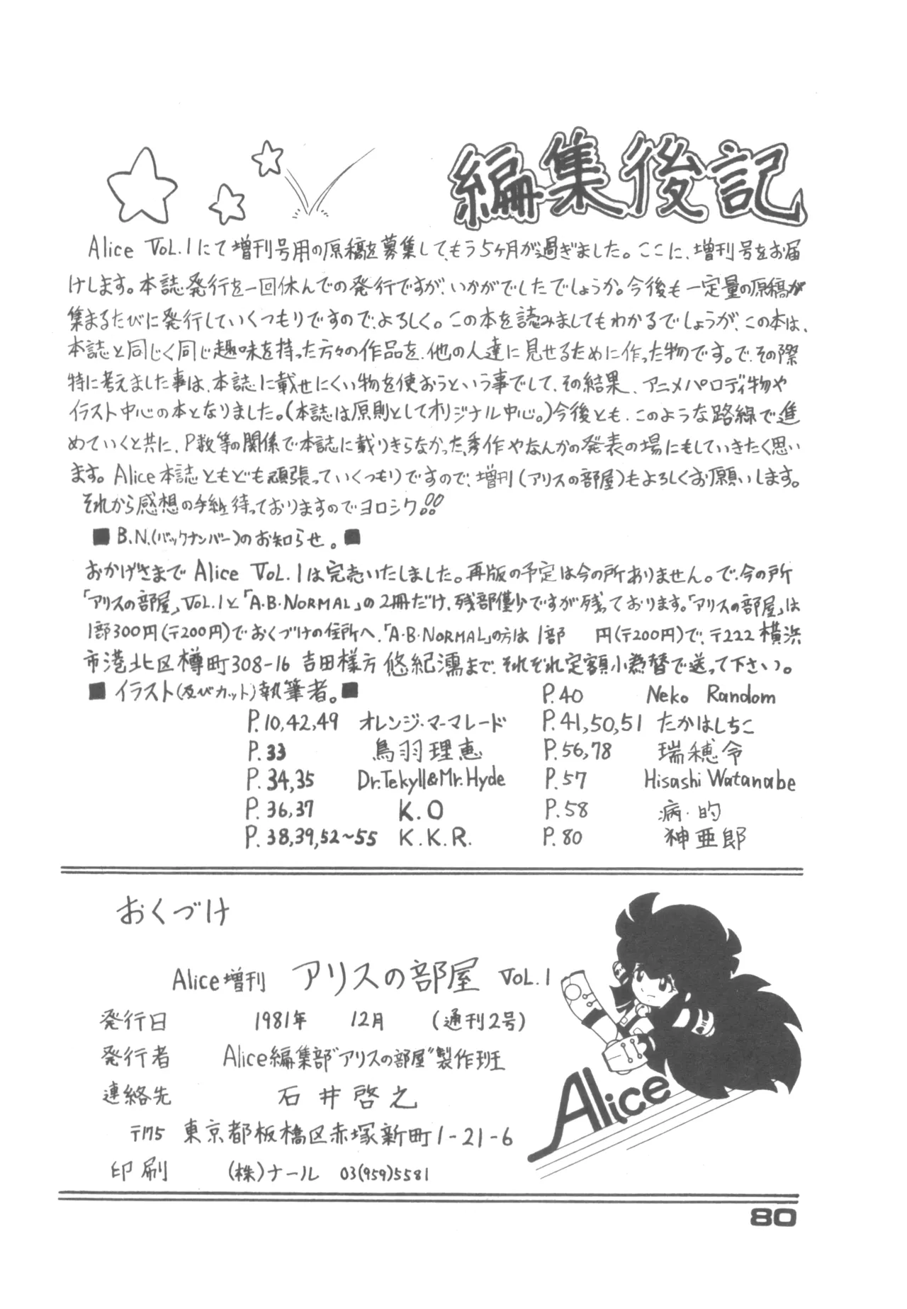 Alice増刊 アリスの部屋 Vol. 1 Page.76