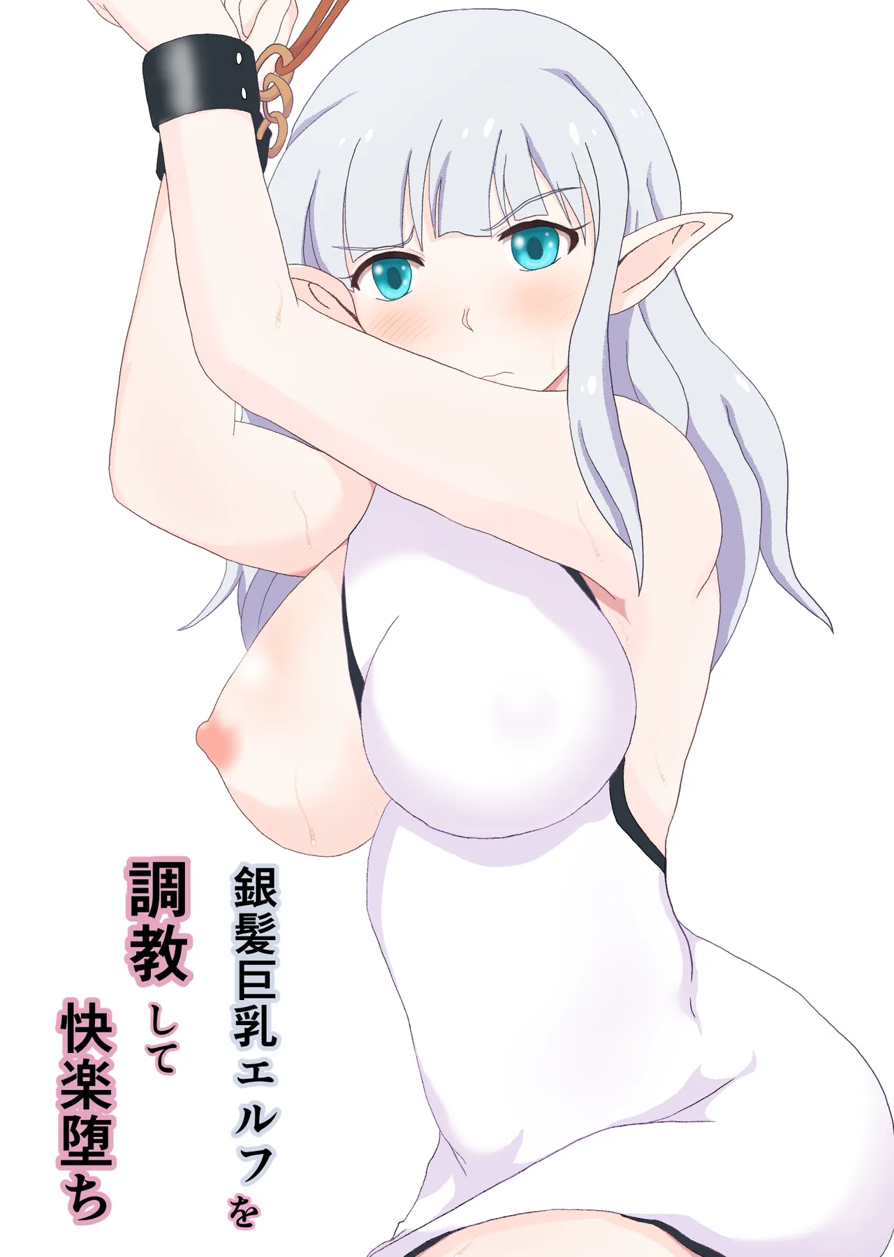 銀髪巨乳エルフを調教して快楽堕ち