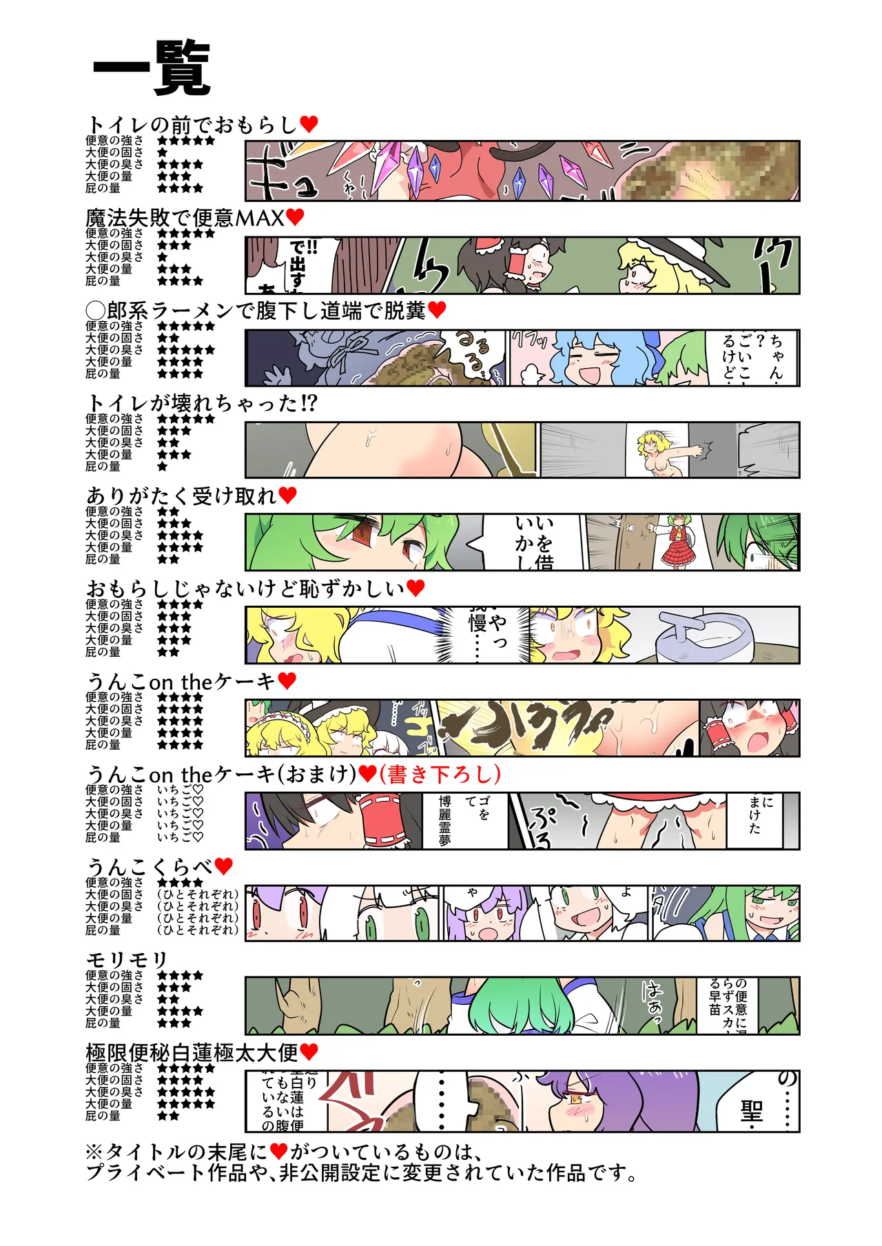 大便をひりだす少女たち Page.3