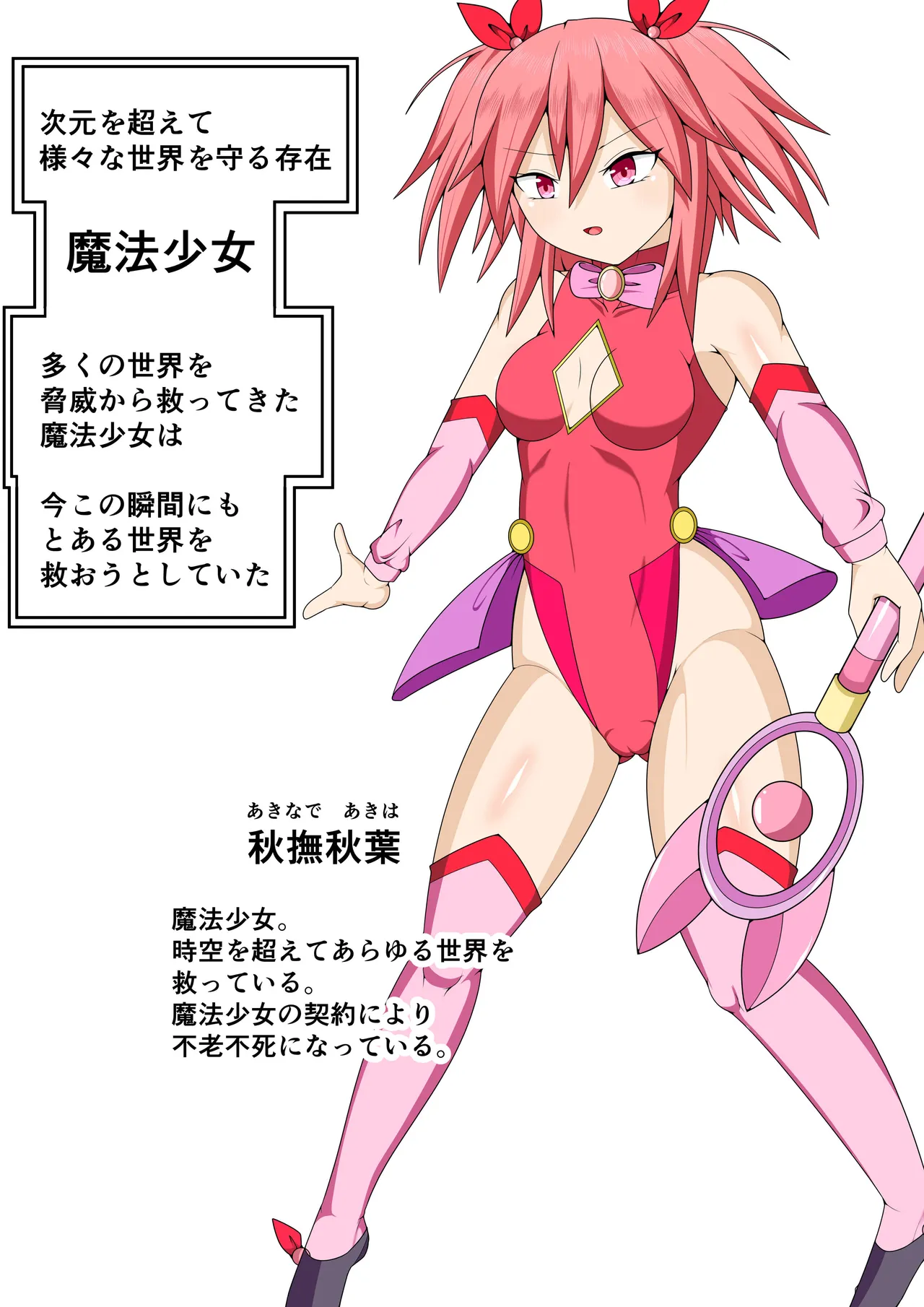 世界を救った魔法少女が異空間に囚われてクリトリス模型とクリトリスの感覚を繋がれてクリトリスを極限まで責められる話 Page.2
