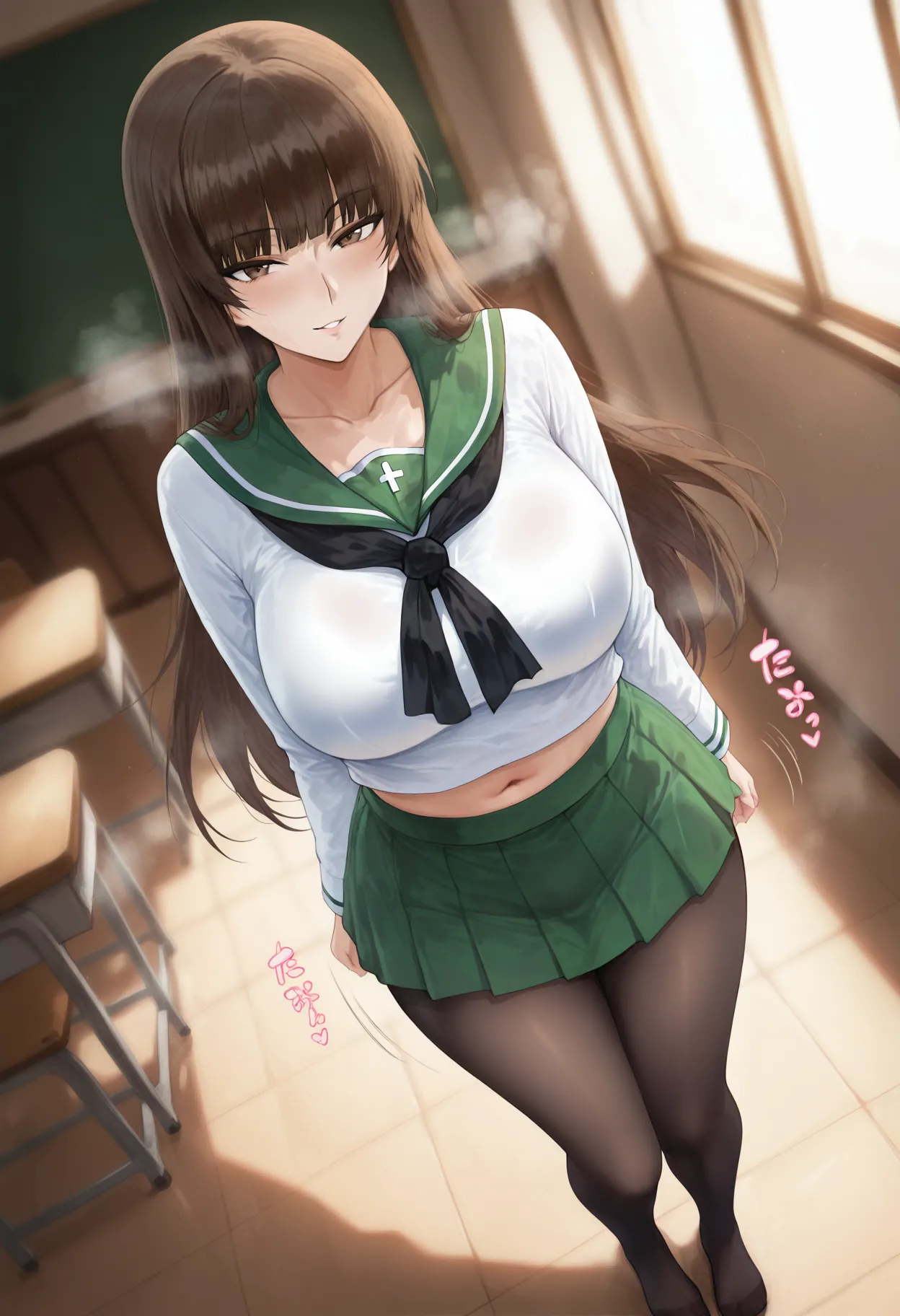 (人妻系列) Shiho Nishizumi /西住志穗 (Girls und Panzer) (83p) / miyabi ai generated