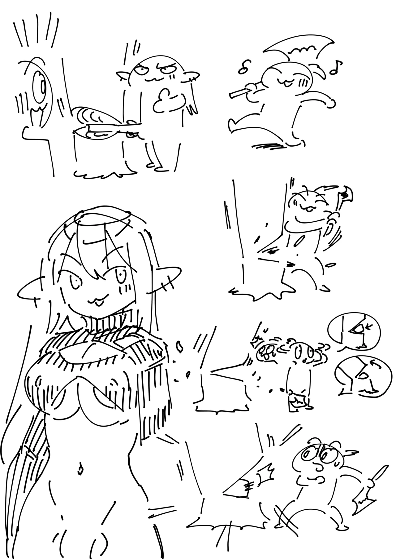 フタナリのエルフvol.3 mini manga Page.24