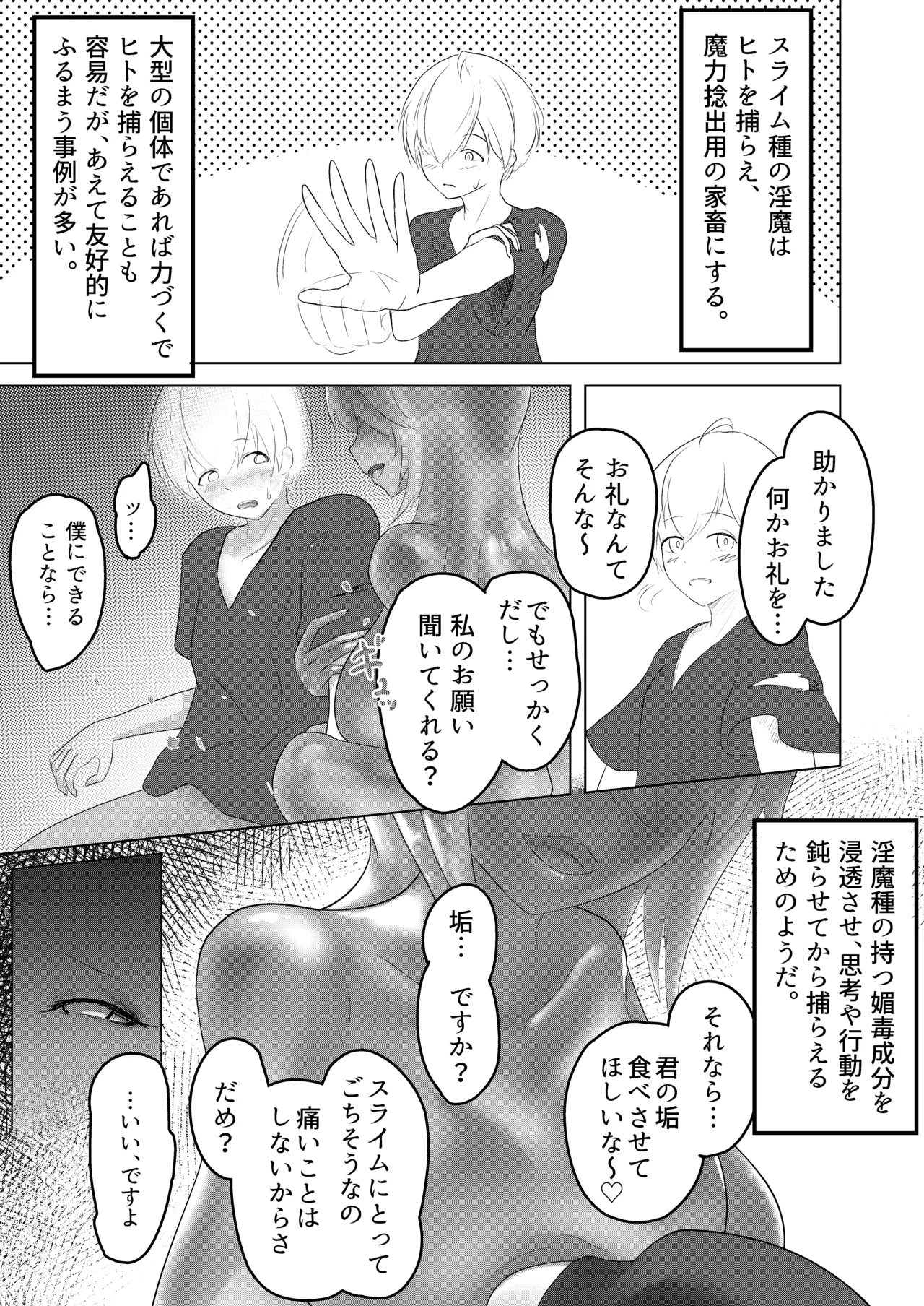 淫魔生態録 スライム娘編 Page.6