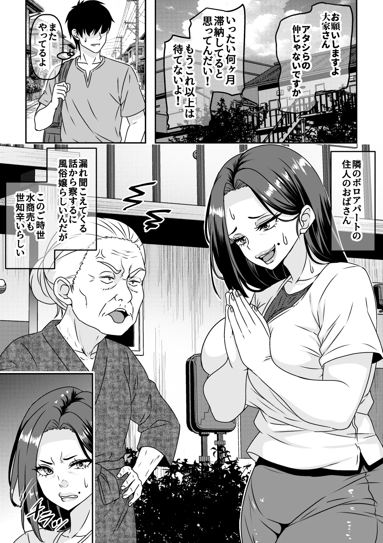 俺が性豪なのを知らずに月1万でヤリ放題のサブスク契約を結んでしまった不人気風俗嬢おばさん Page.2