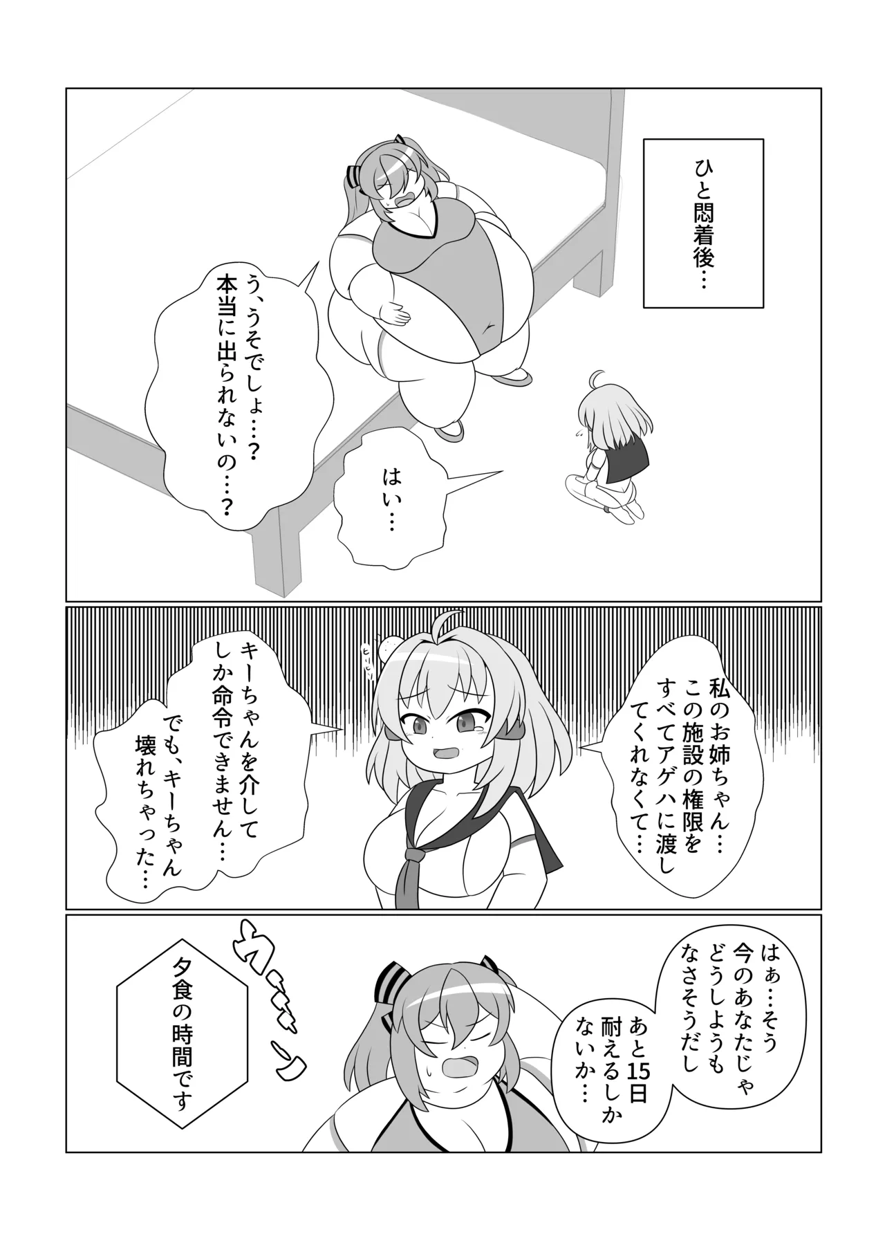 オリキャラが捕まって肥満化する本 Page.17