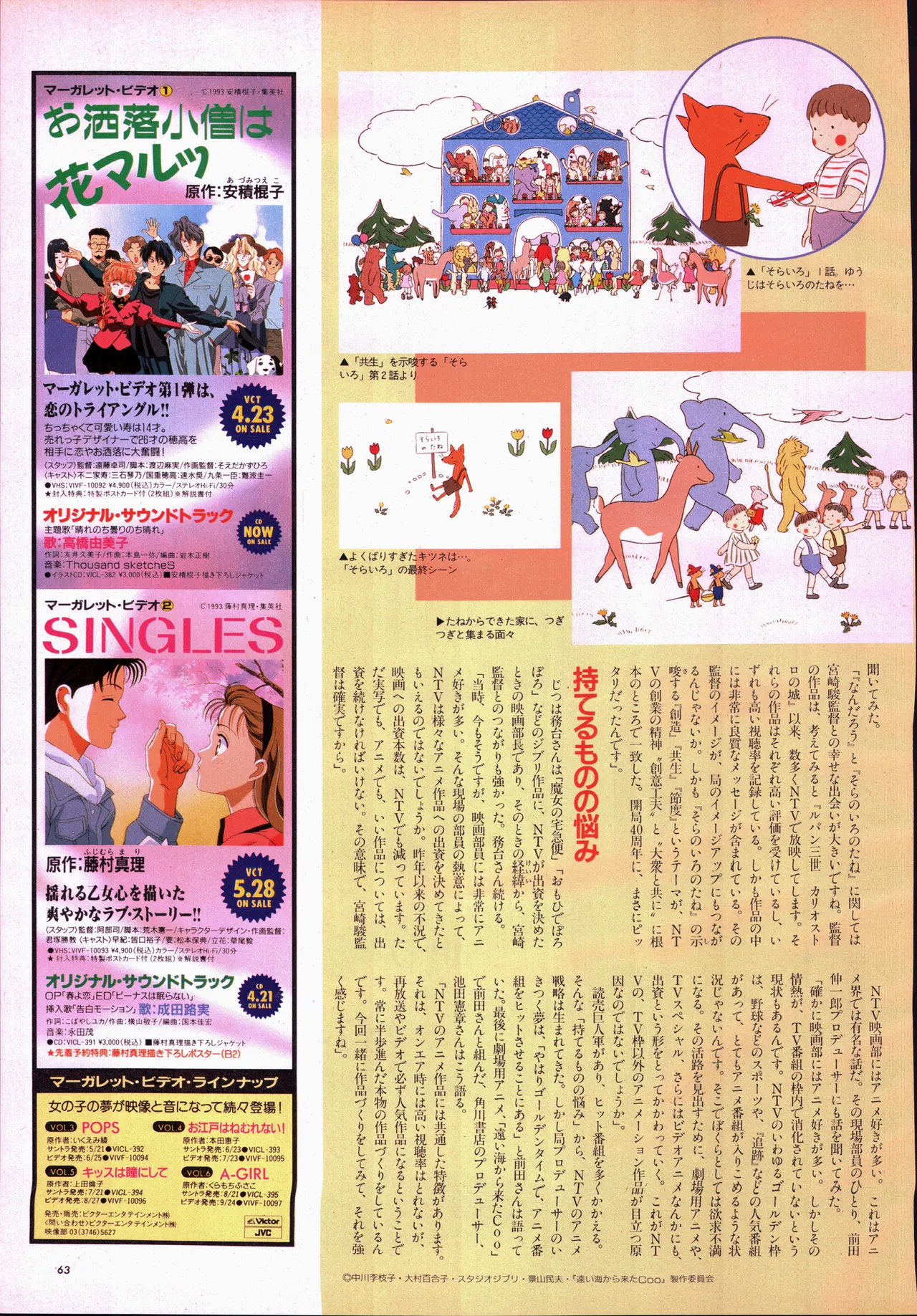 アニメージュ平成5年5月 Page.83