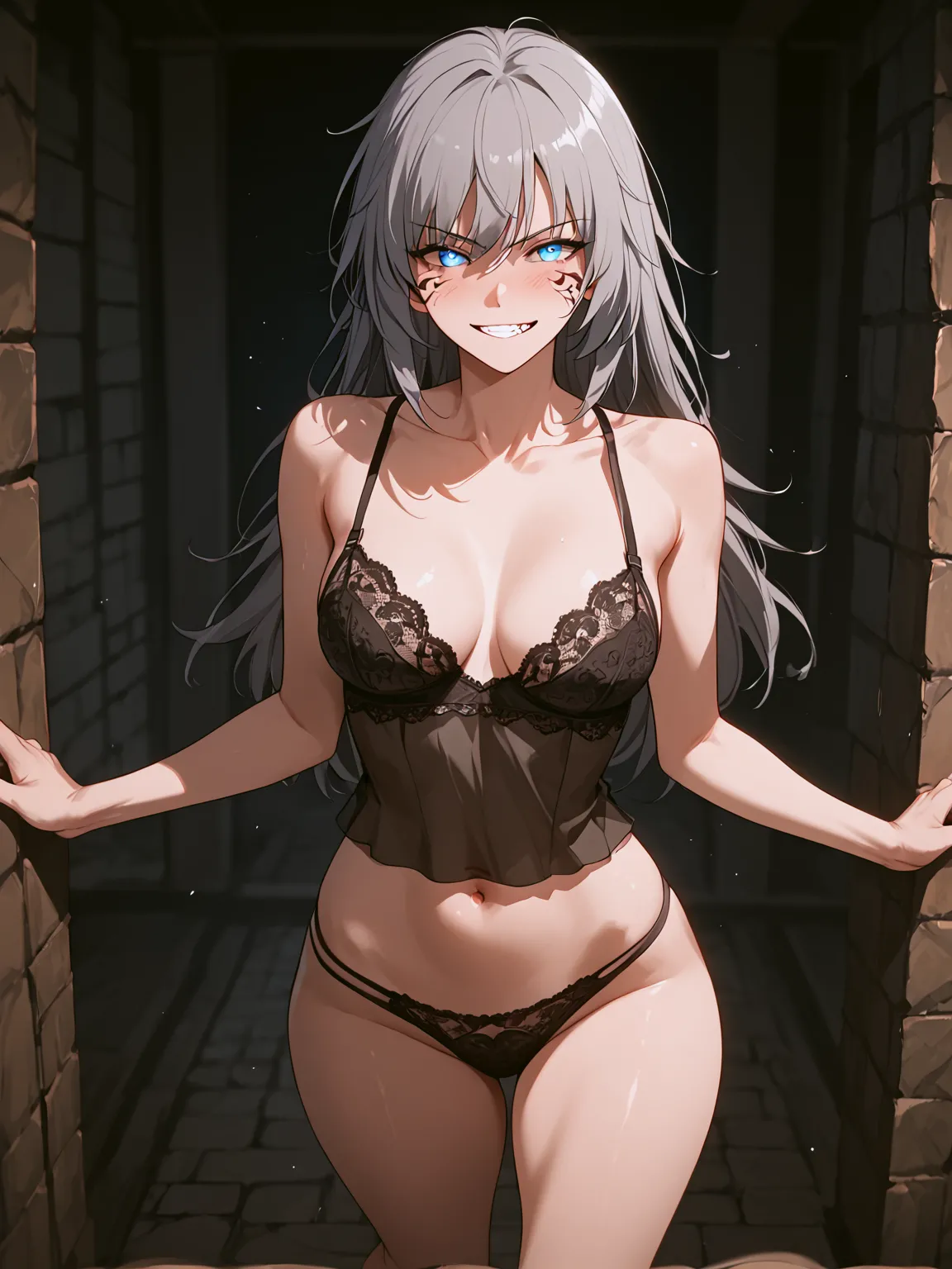 Teresa Du Laurentia from Solo Max Level Newbie Manhwa Webtoon la creatura ai generated Page.6