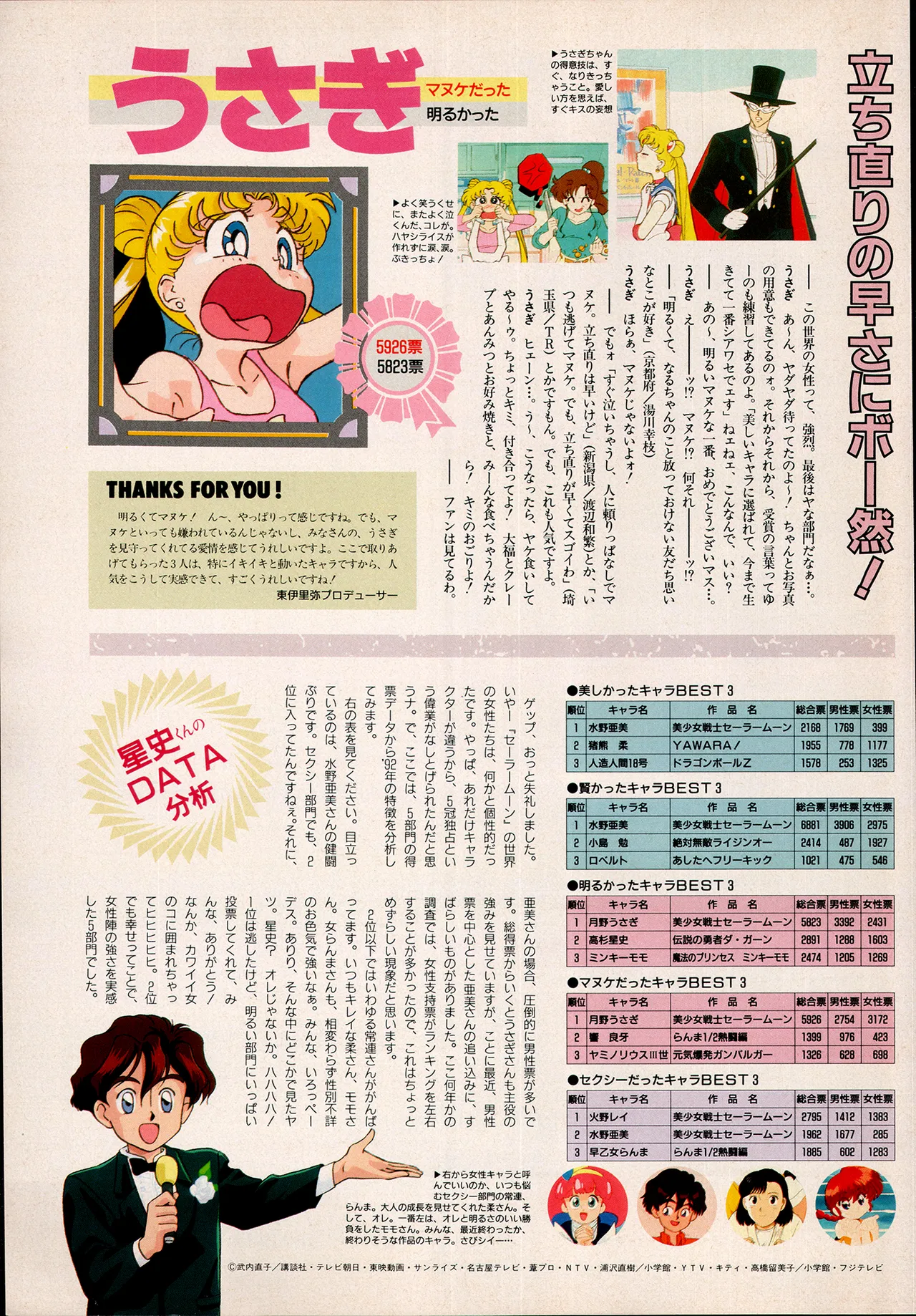 アニメディア 1993年2月号 Page.7