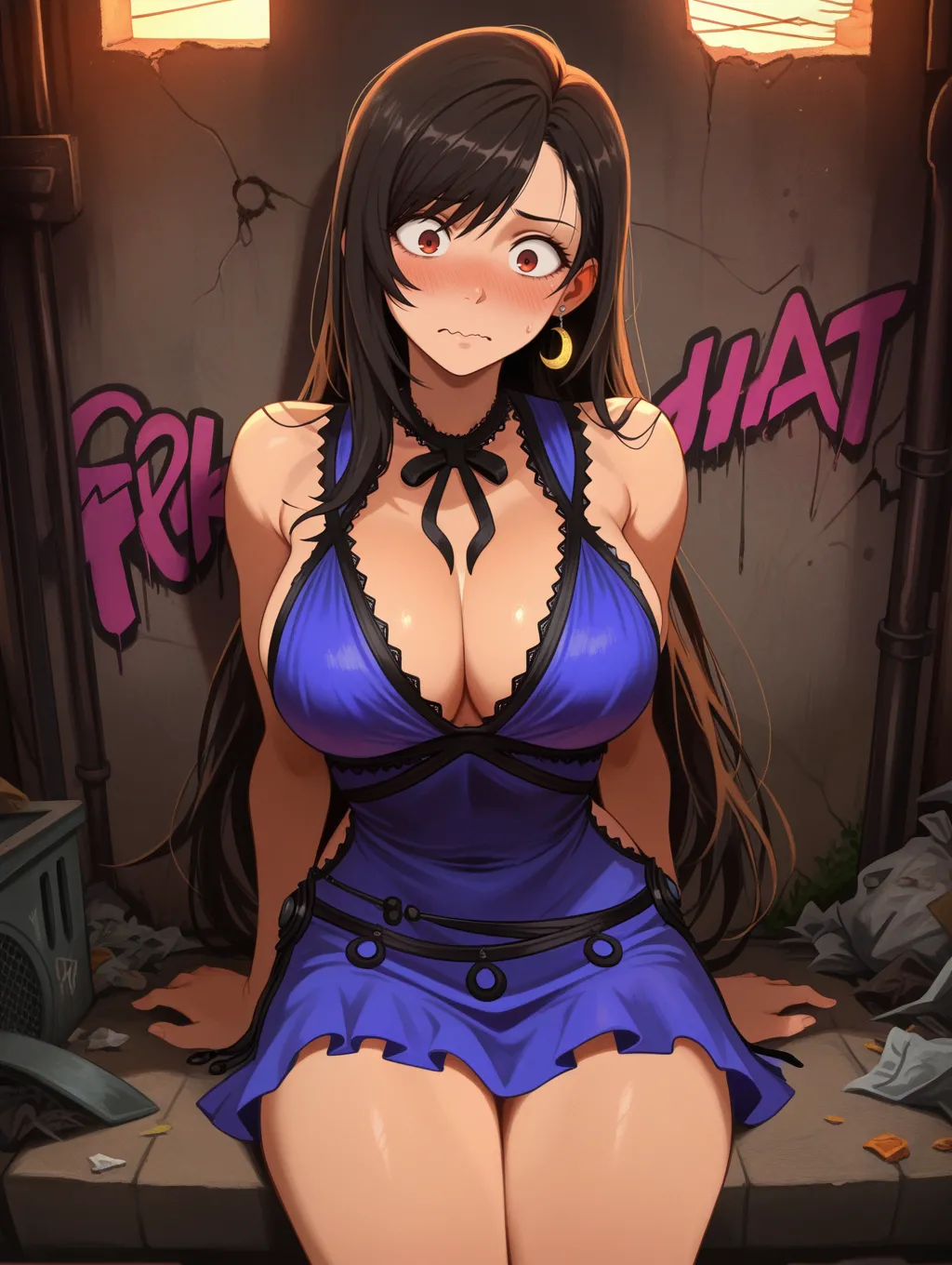 Tifa Lockhart | Final Fantasy waifuinvoker ai generated Page.17