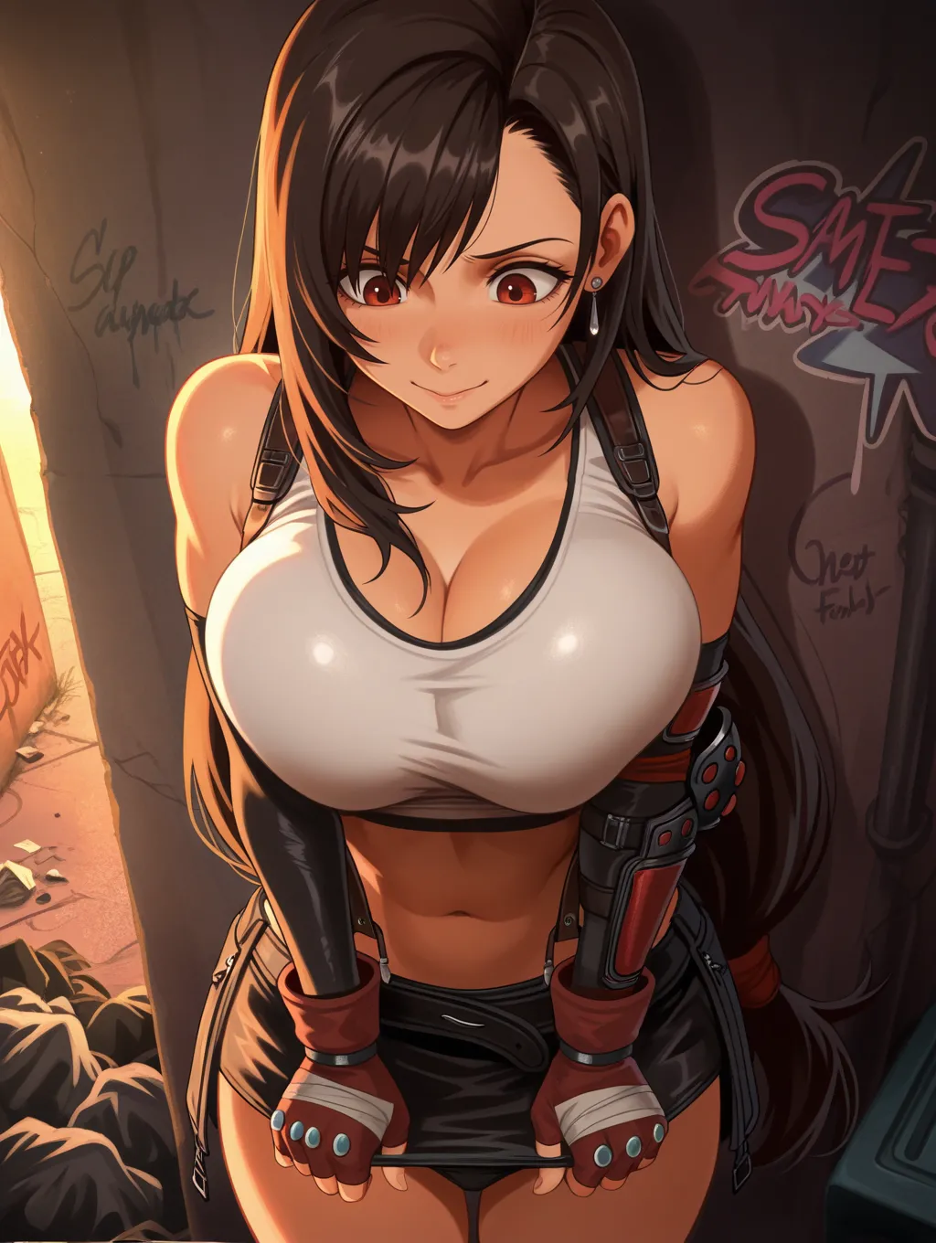Tifa Lockhart | Final Fantasy waifuinvoker ai generated Page.69
