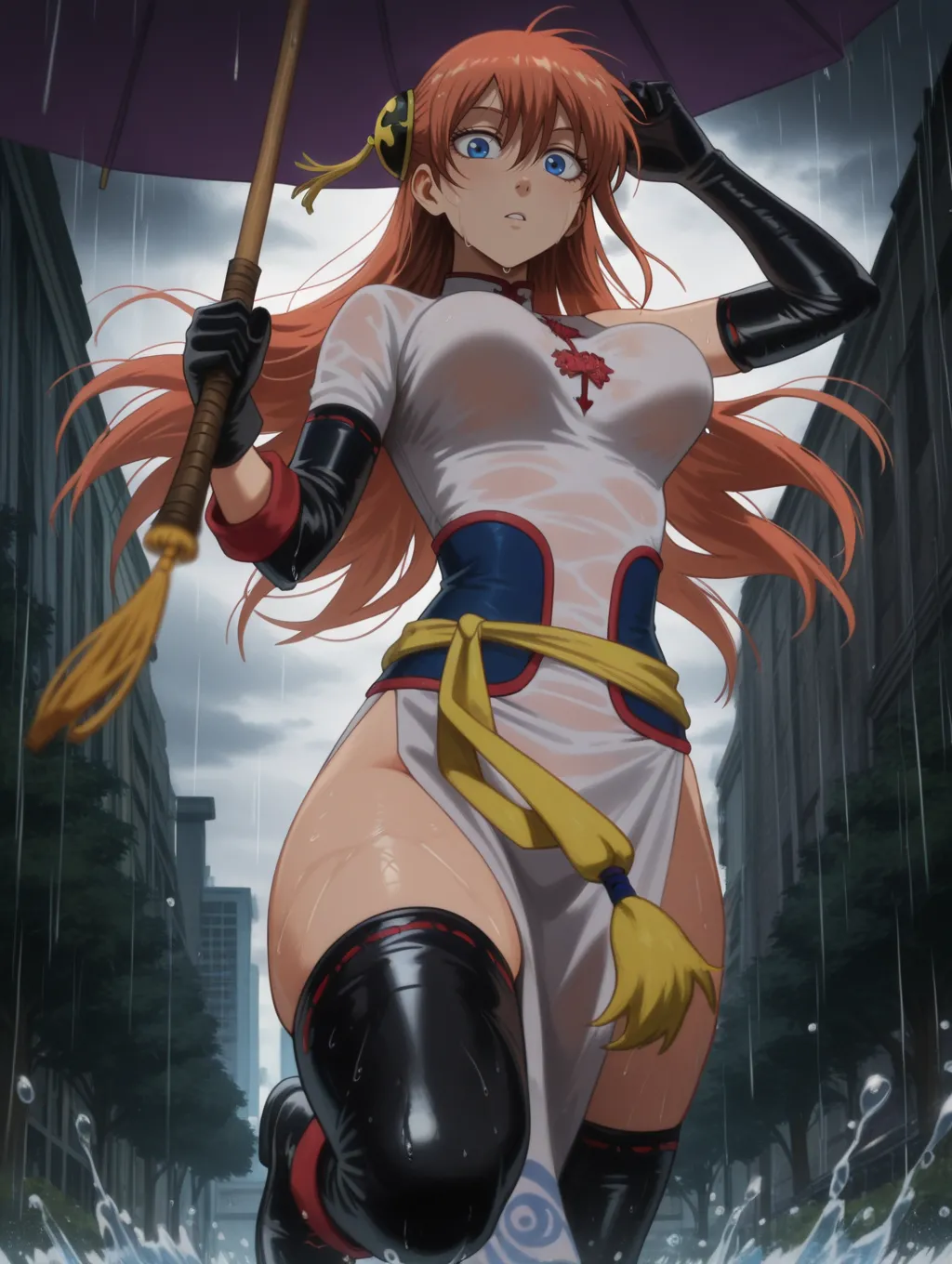 Kagura | Gintama 🌧️🌂 waifuinvoker ai generated Page.66