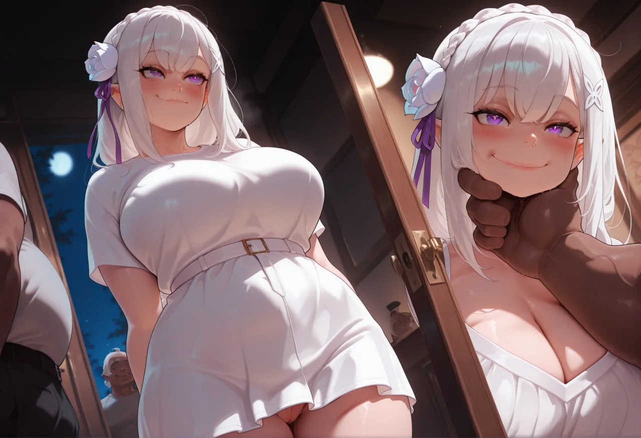 EMILIA - RE:ZERO - 110+ IMAGES kranken ai generated Page.109
