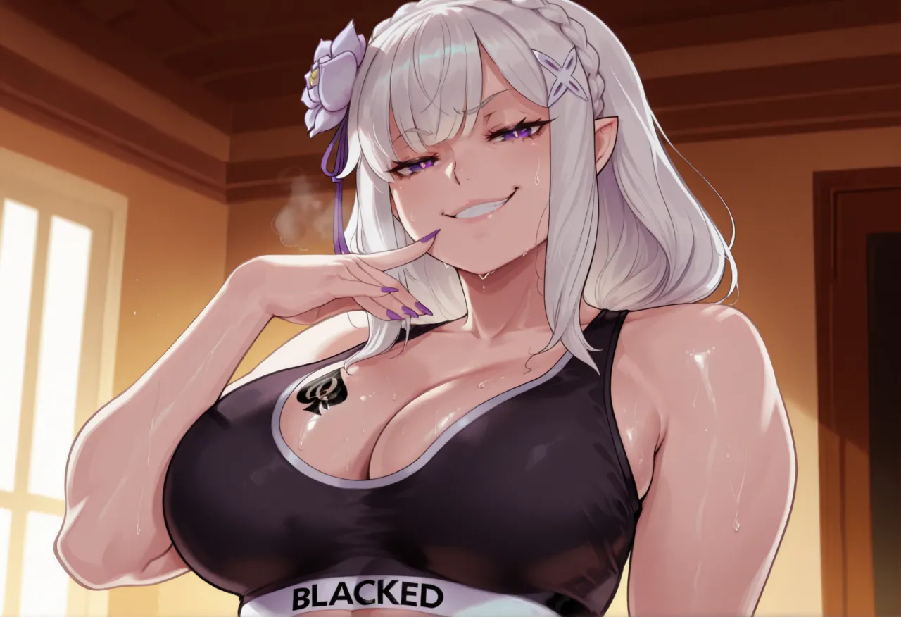 EMILIA - RE:ZERO - 110+ IMAGES kranken ai generated Page.9