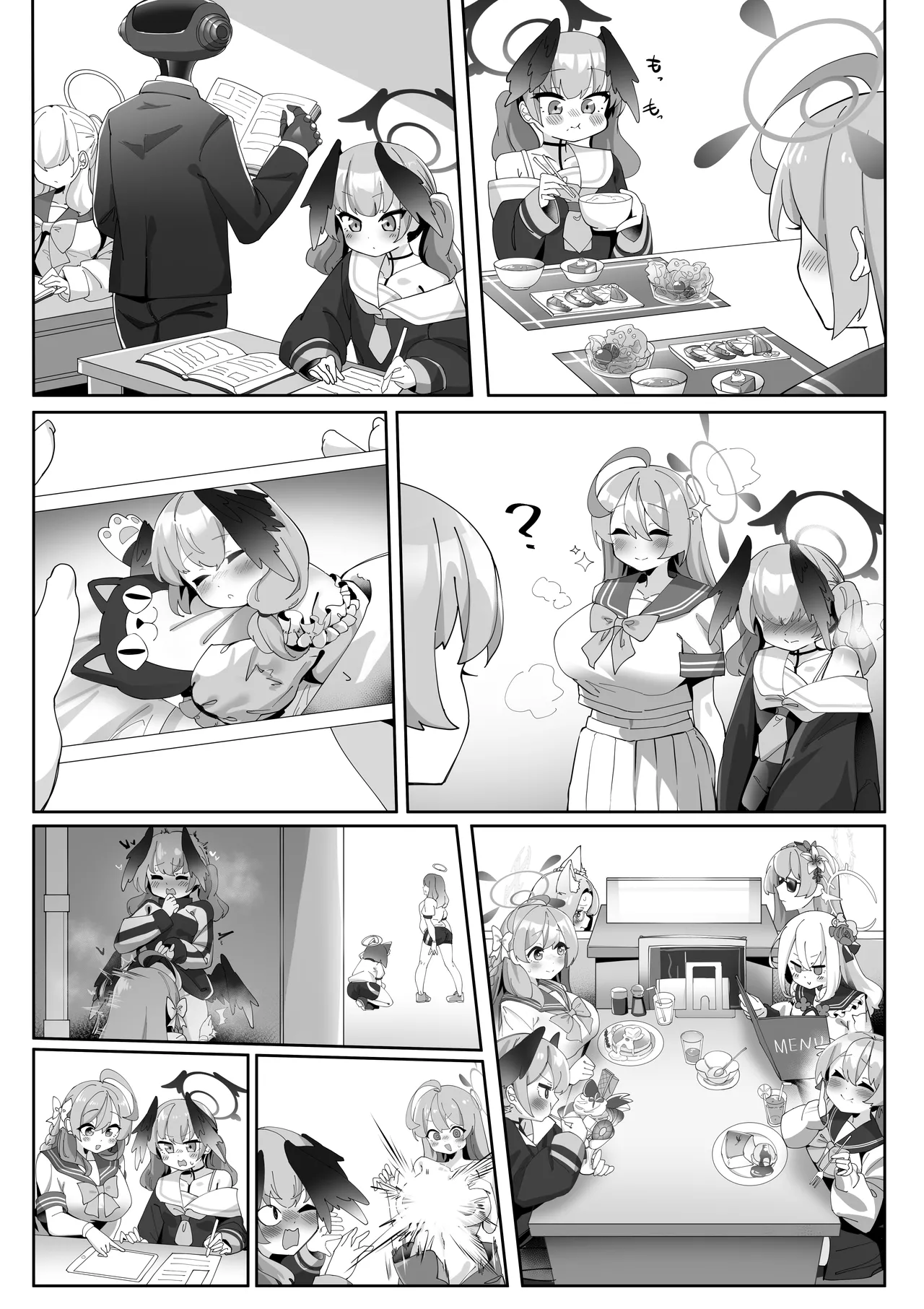ふたなりコハルちゃん VS ハナコちゃん 漫画 Page.66