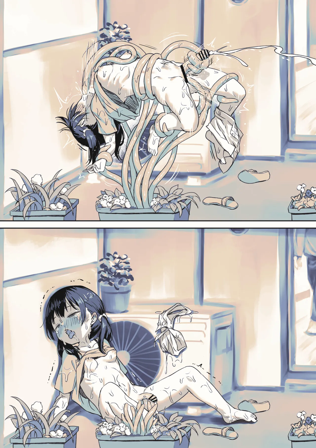 うっかり触手植物を育てちゃったふたなりちゃん Page.4