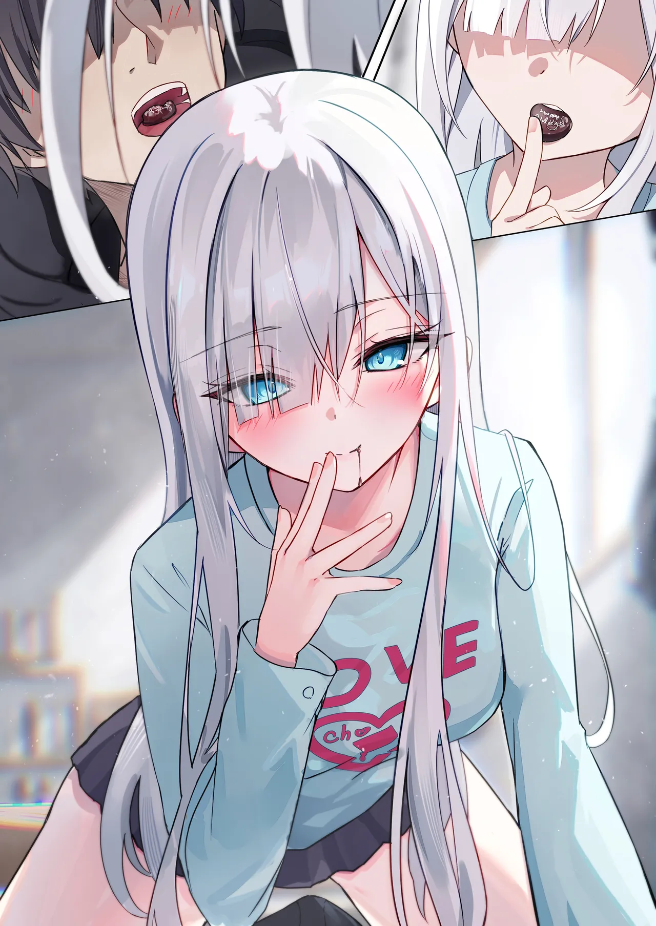 チョコの渡し方が大胆すぎる義まいちゃん Page.8