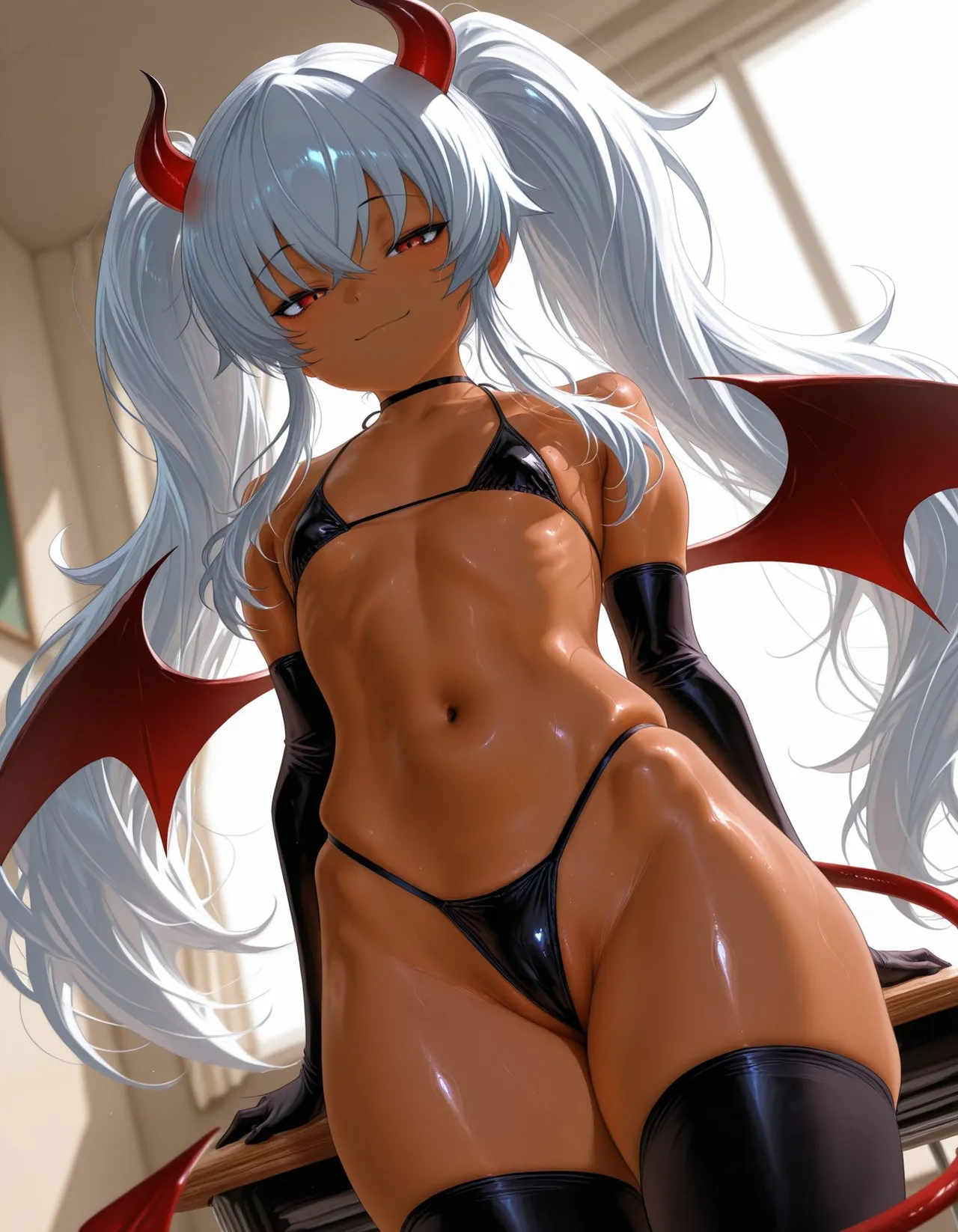褐色#182 グリムアロエ grim aloe nsfw 褐色生活_DSL ai generated Page.30