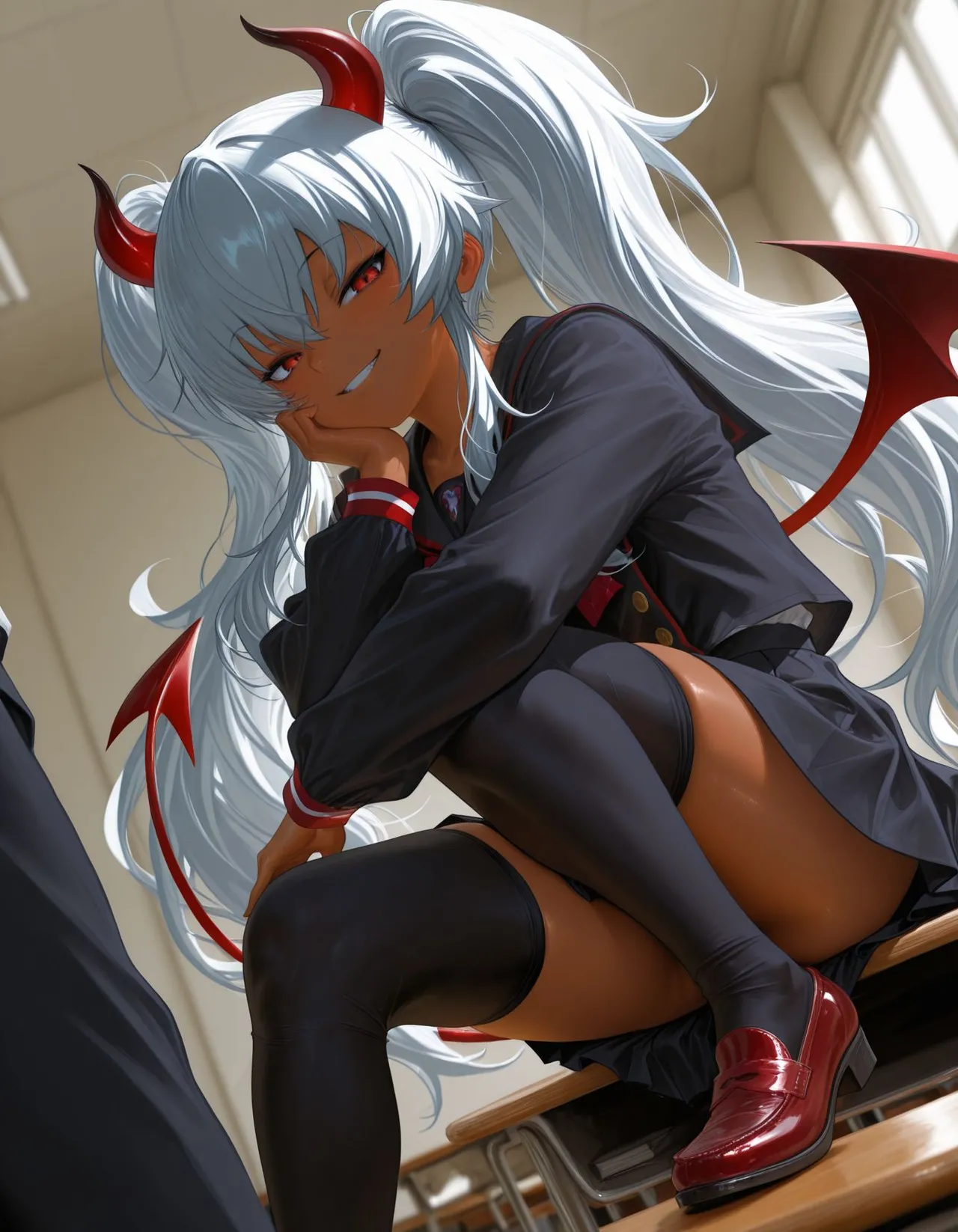 褐色#182 グリムアロエ grim aloe nsfw 褐色生活_DSL ai generated Page.5