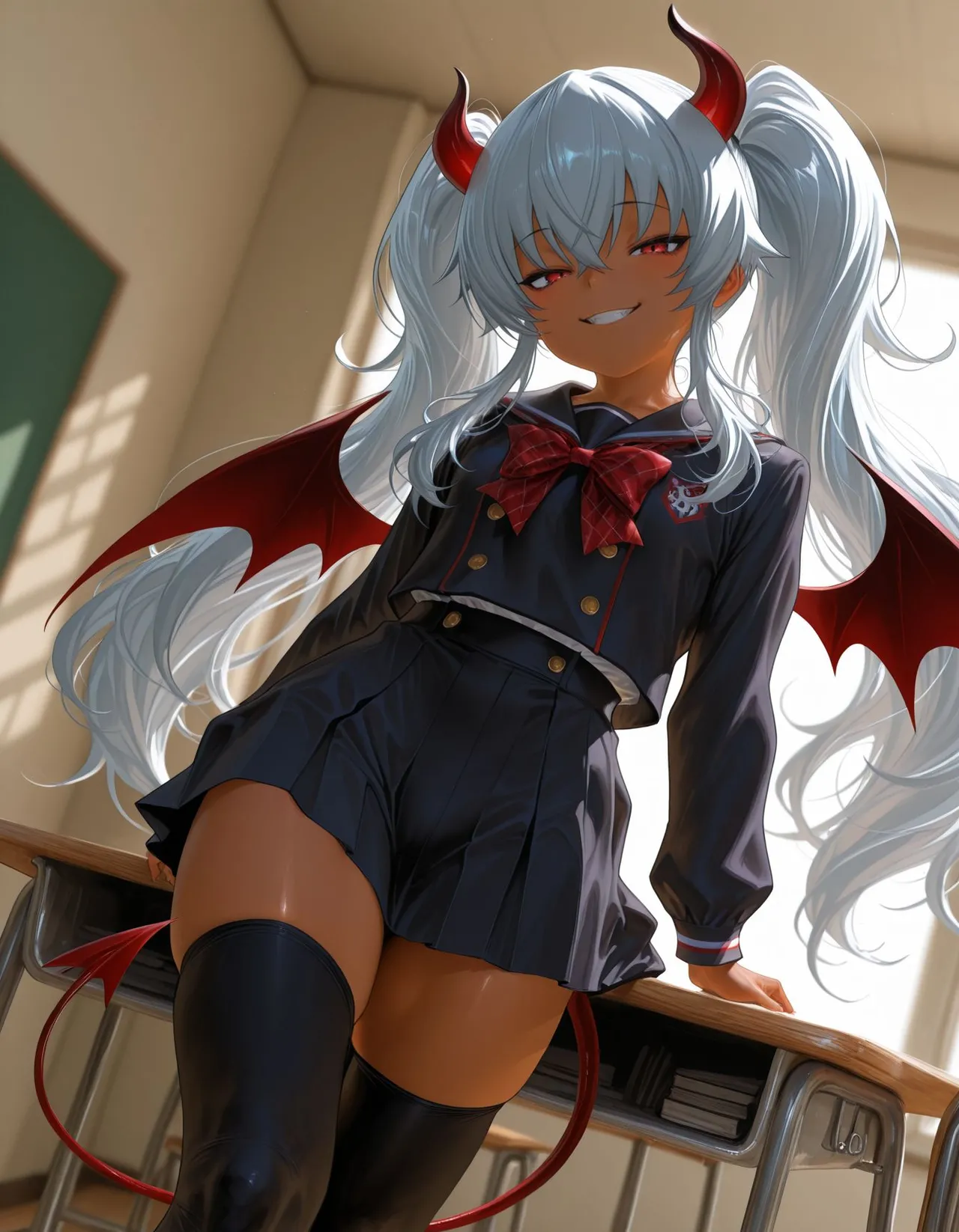 褐色#182 グリムアロエ grim aloe nsfw 褐色生活_DSL ai generated Page.7