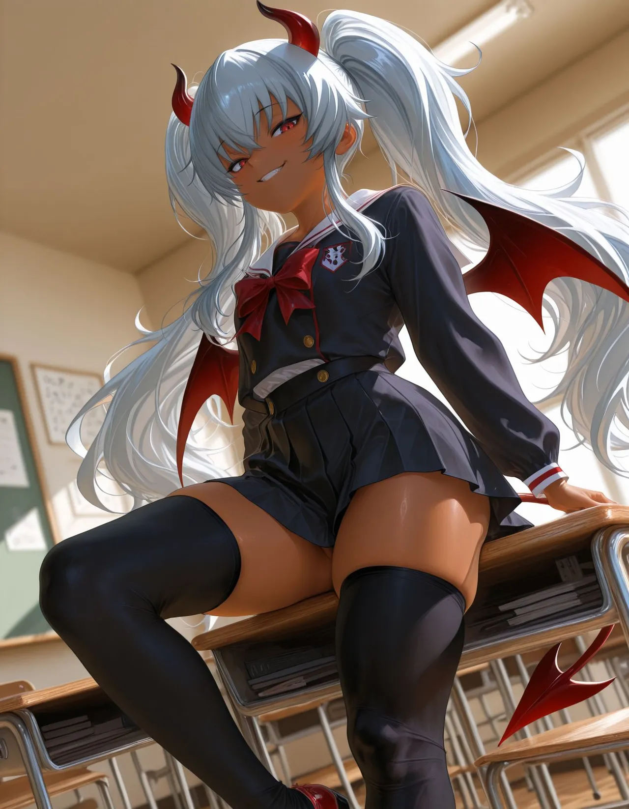 褐色#182 グリムアロエ grim aloe nsfw 褐色生活_DSL ai generated Page.9