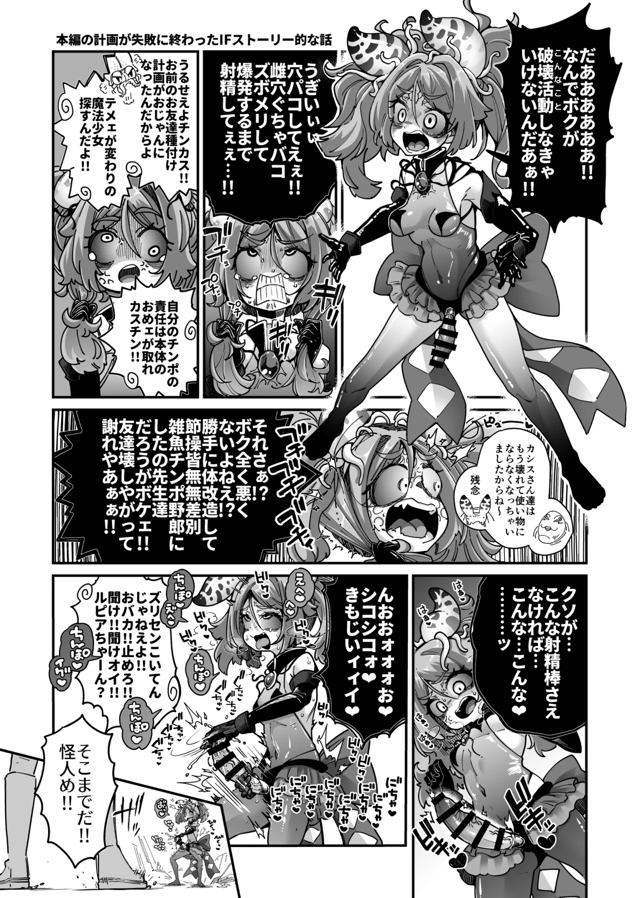悪堕ち魔法少女VS男の娘魔法少女
