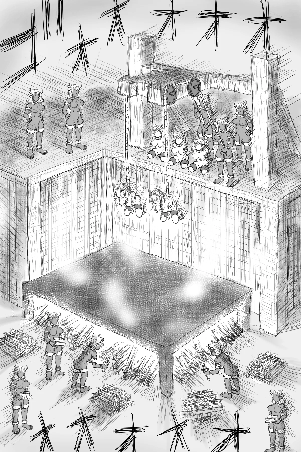 女戦士を鉄板焼き処刑! Page.5