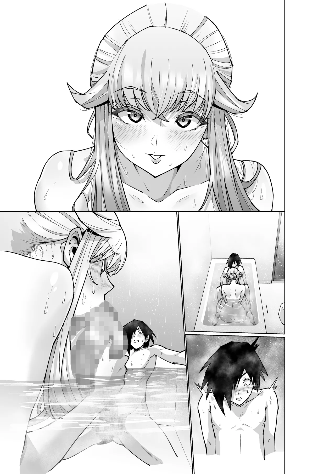クーデレ金髪人妻全裸家政婦さんが病んだ僕に優しくしてくれたお話。02 Page.105