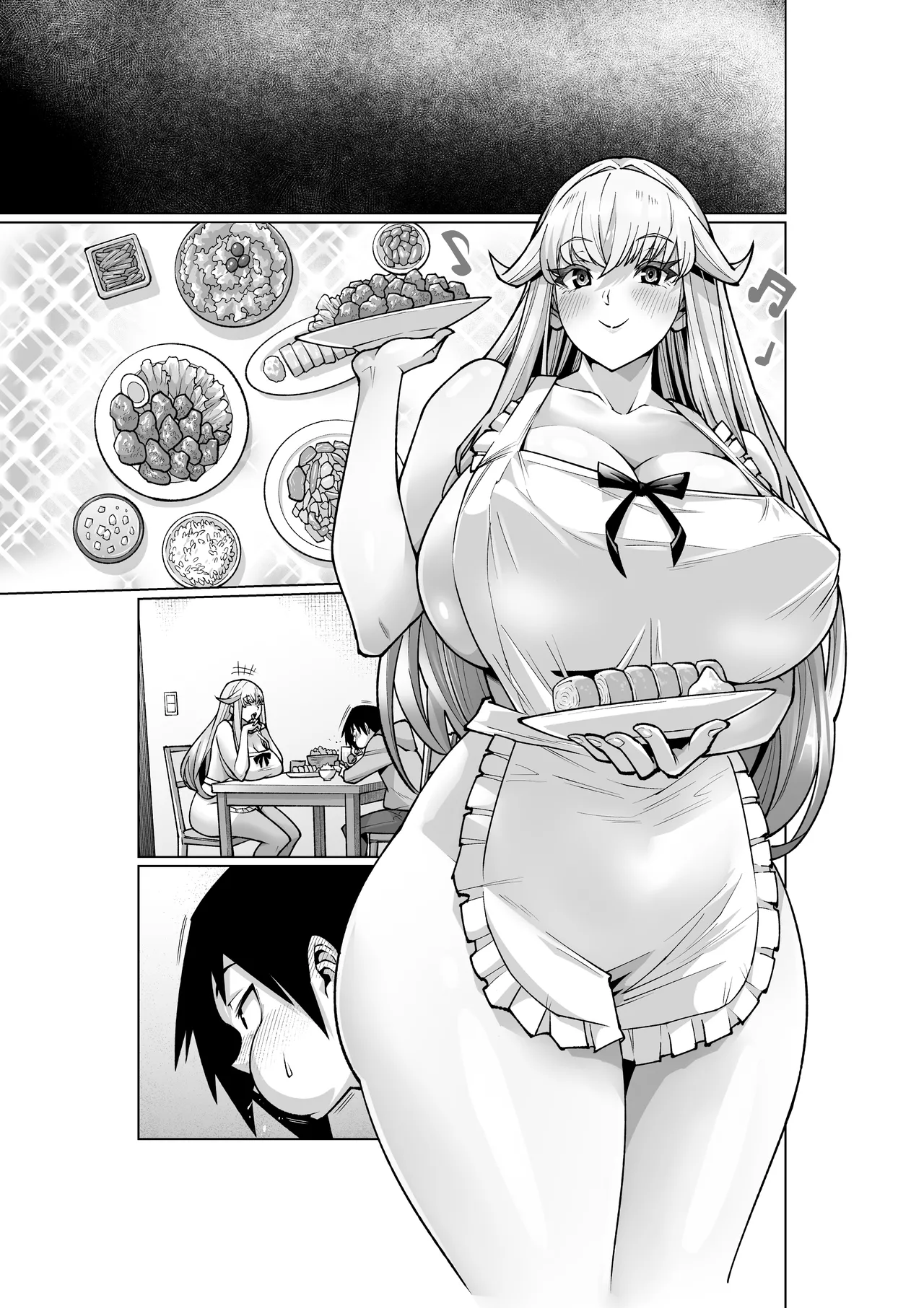 クーデレ金髪人妻全裸家政婦さんが病んだ僕に優しくしてくれたお話。02 Page.91