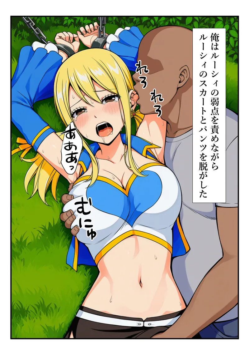 【マンガ】おじさんに手マンでイカされるルーシィ Page.25