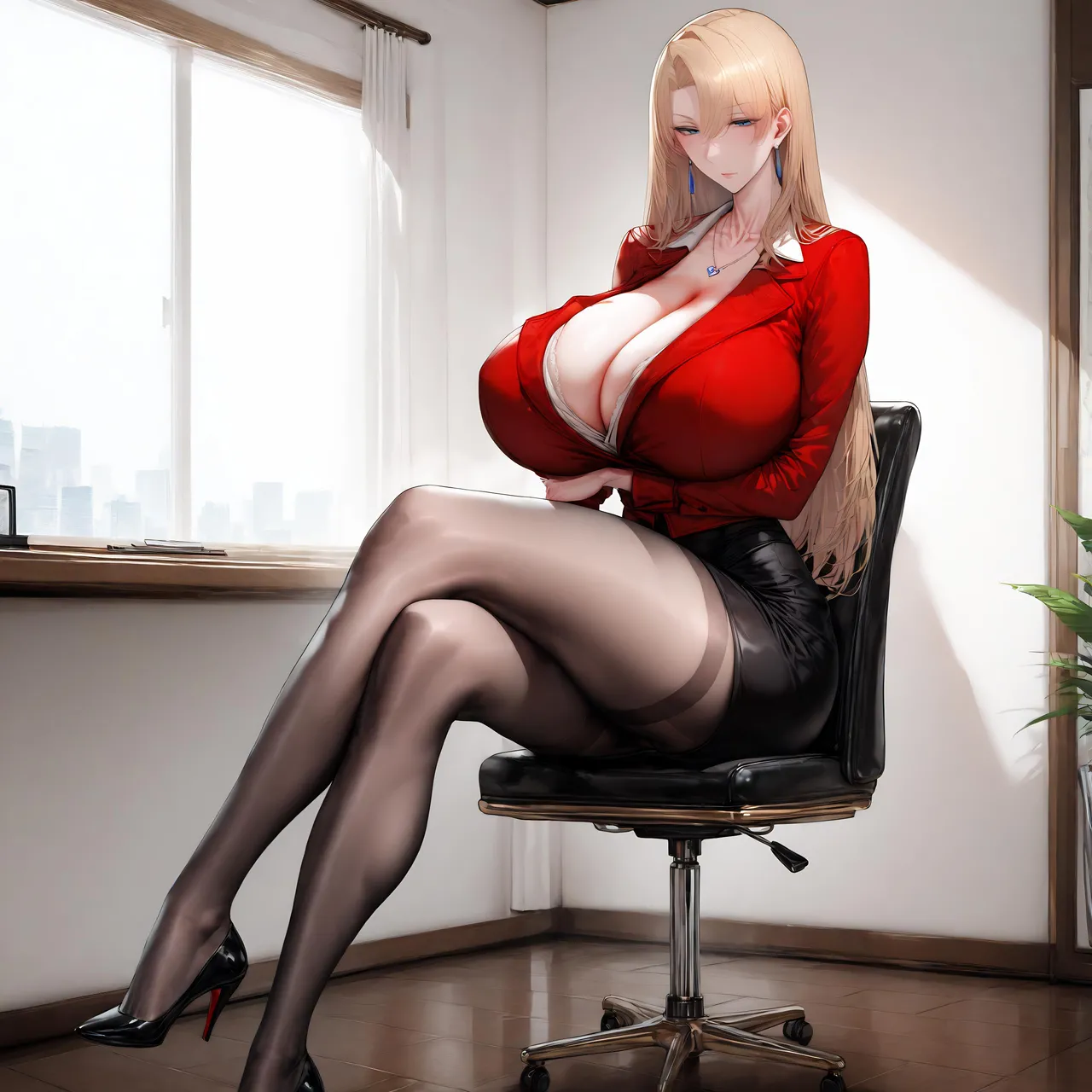 Kurashiki Reika 巨乳加大分 jrjdf ai generated Page.14