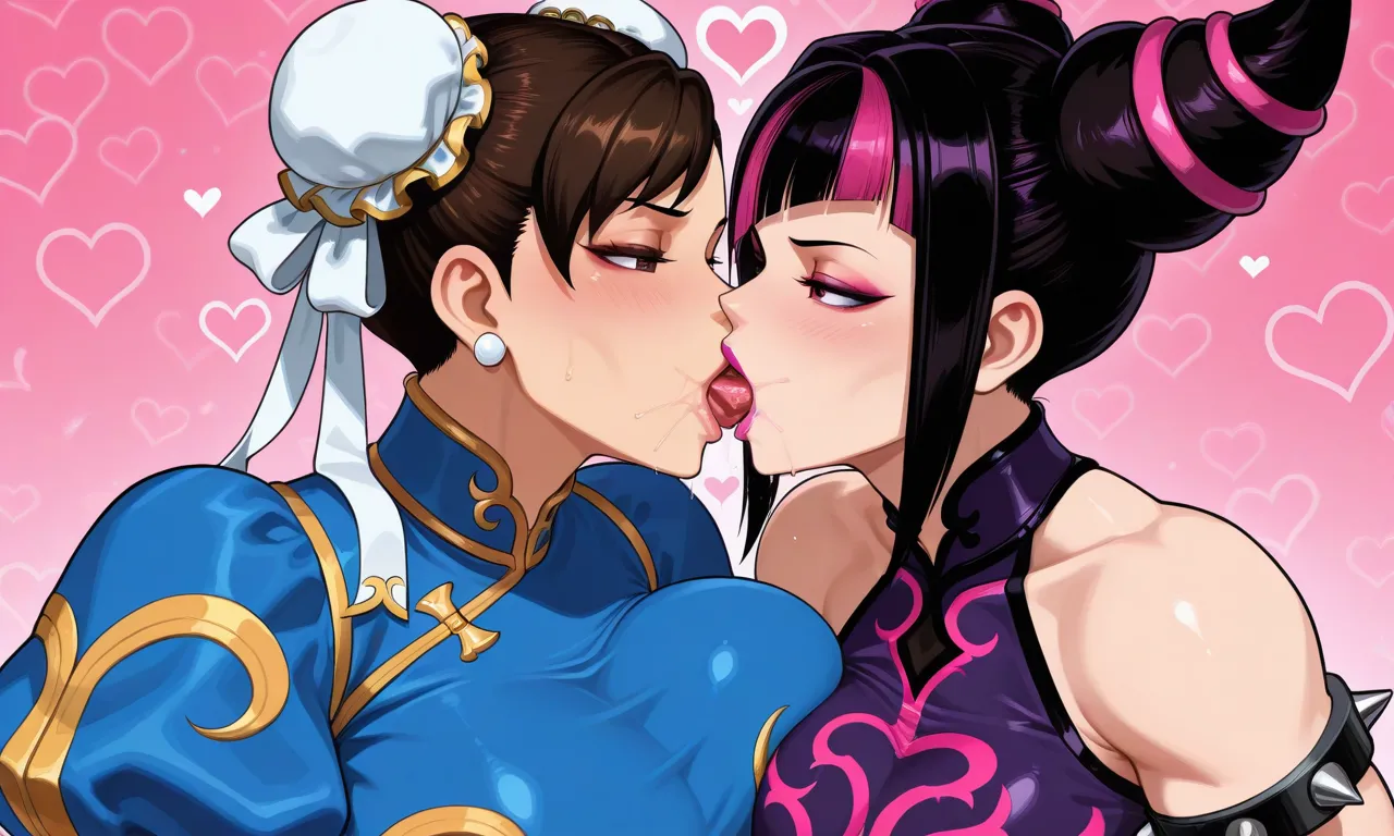 Street Fighter - Juri Han & Chun Li daidoujipv ai generated Page.15