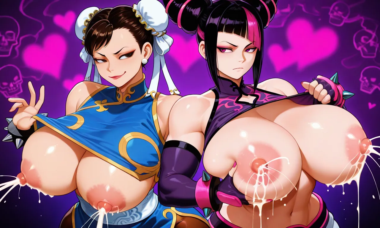 Street Fighter - Juri Han & Chun Li daidoujipv ai generated Page.8