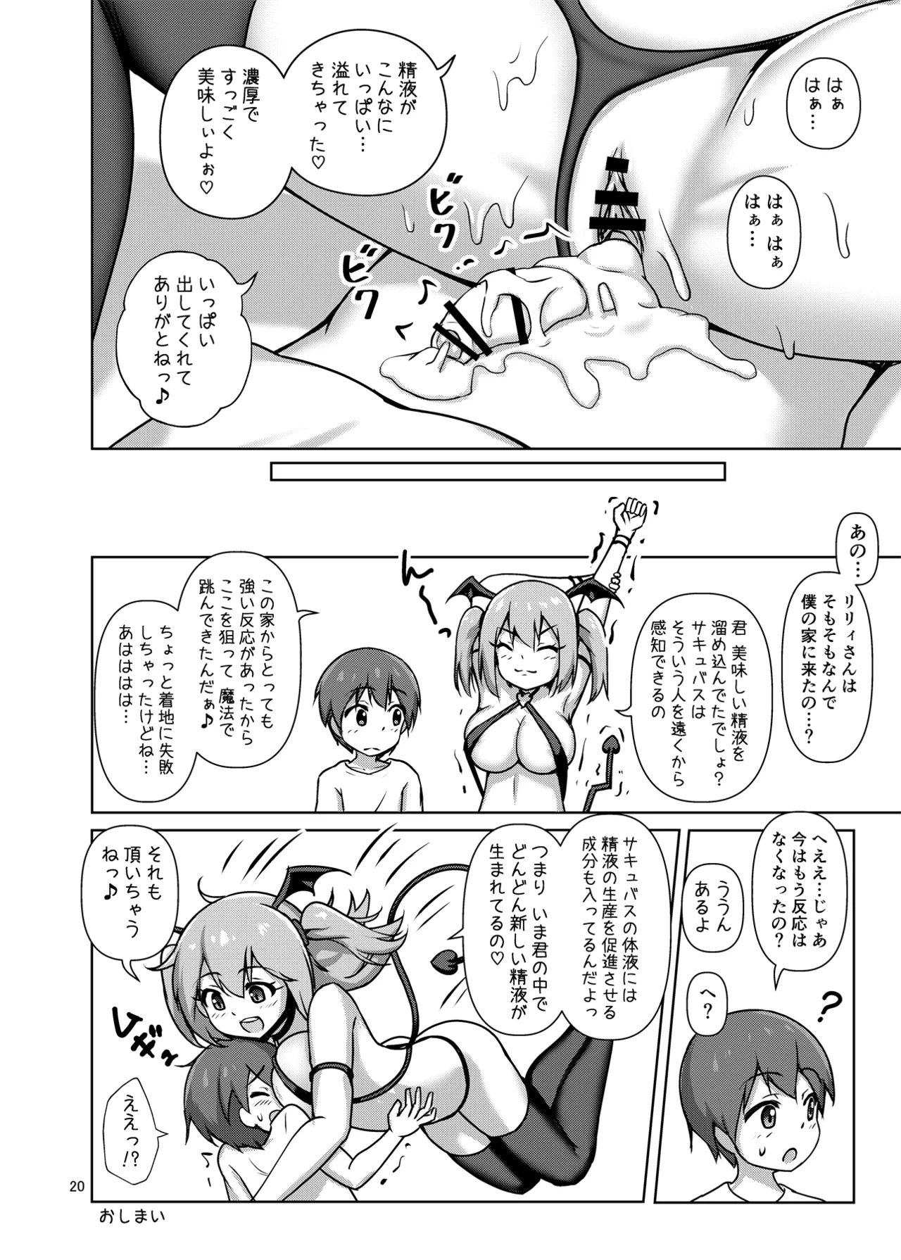 箱入りサキュバス、ショタに出会う。 Page.20