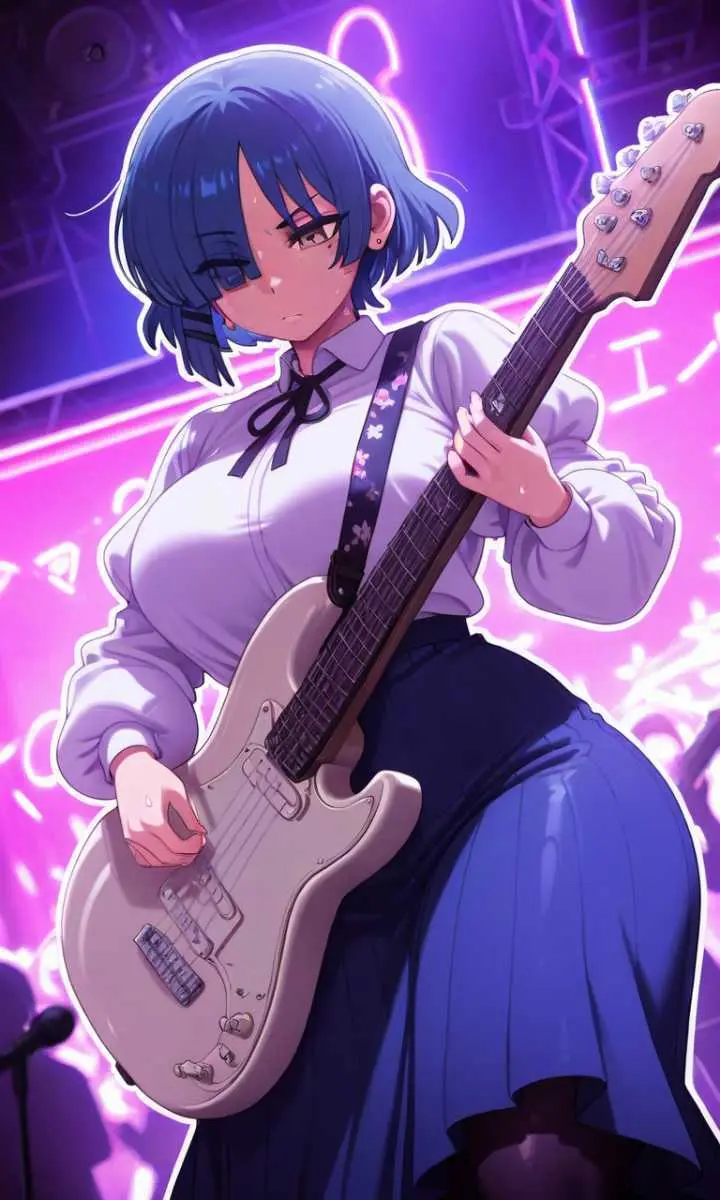 Bocchi the Rock! - Ryo Yamada daidoujipv ai generated Page.7