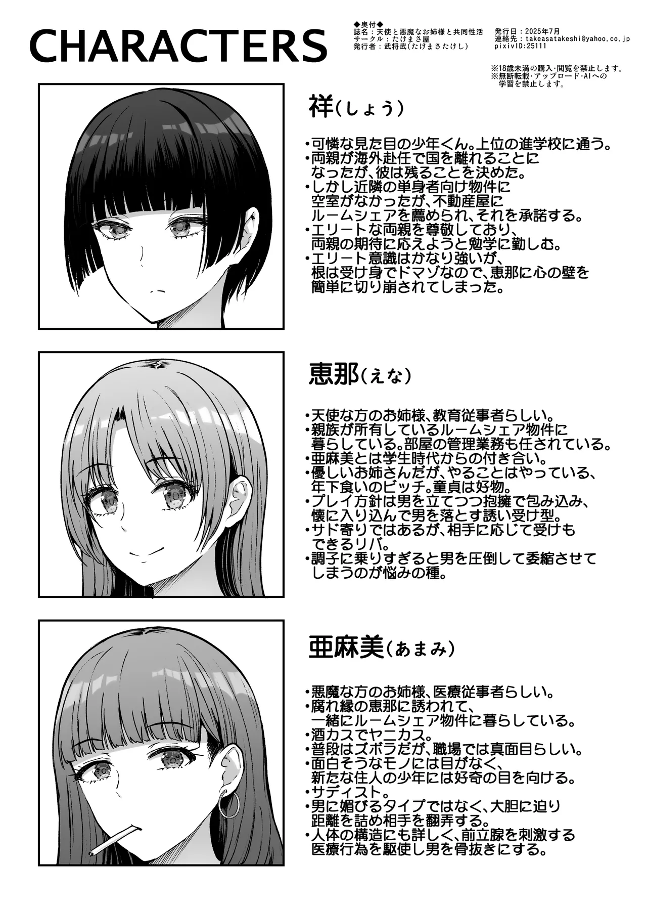 天使と悪魔なお姉様と共同性活 Page.66