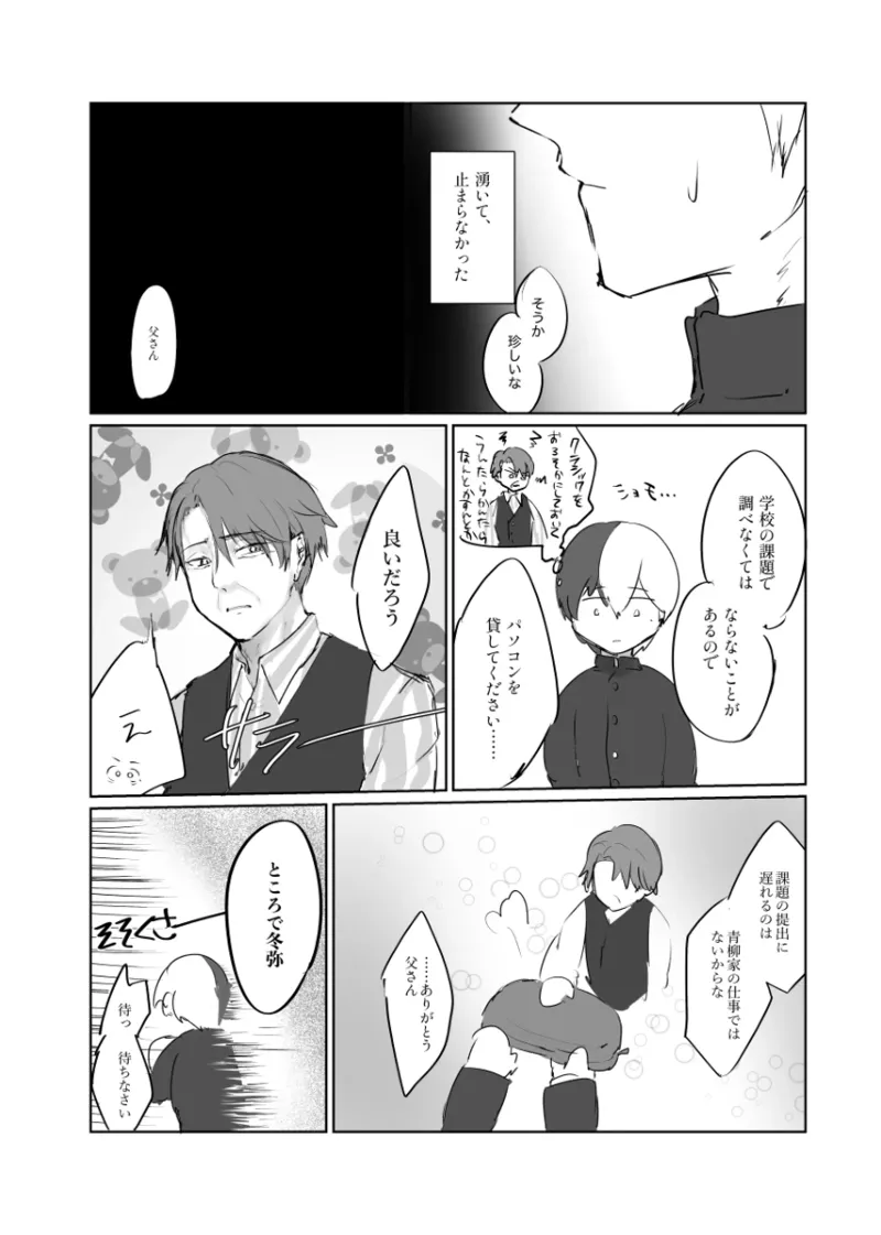 【青柳冬弥 自慰】触発 Page.18