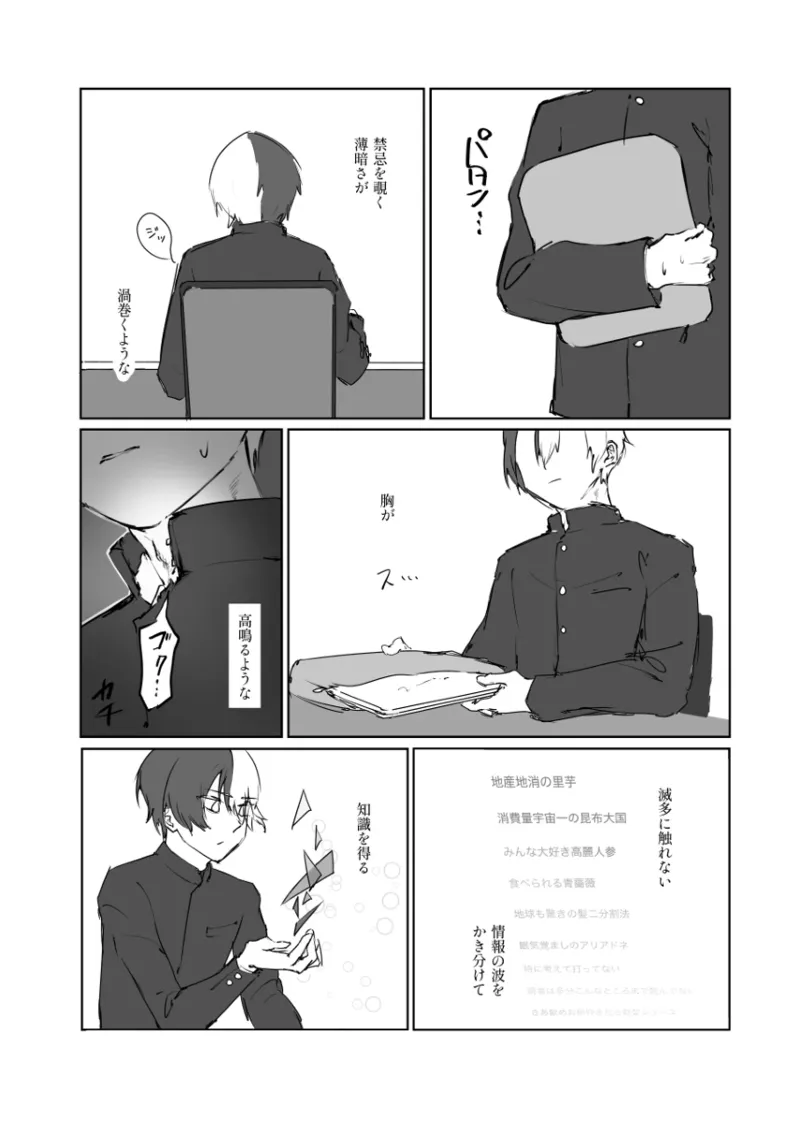【青柳冬弥 自慰】触発 Page.19