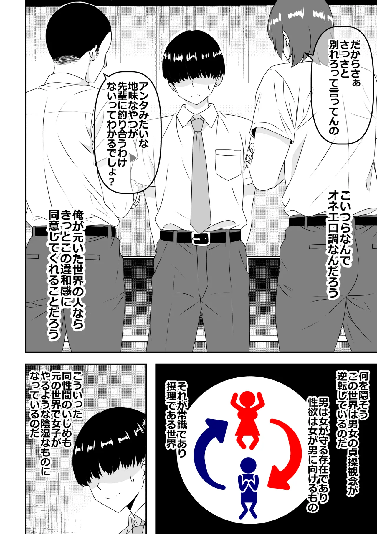 貞操逆転頼れる王子様系の先輩、初Hでくっそ情けない腰ヘコ早漏セックスを披露してしまう Page.3