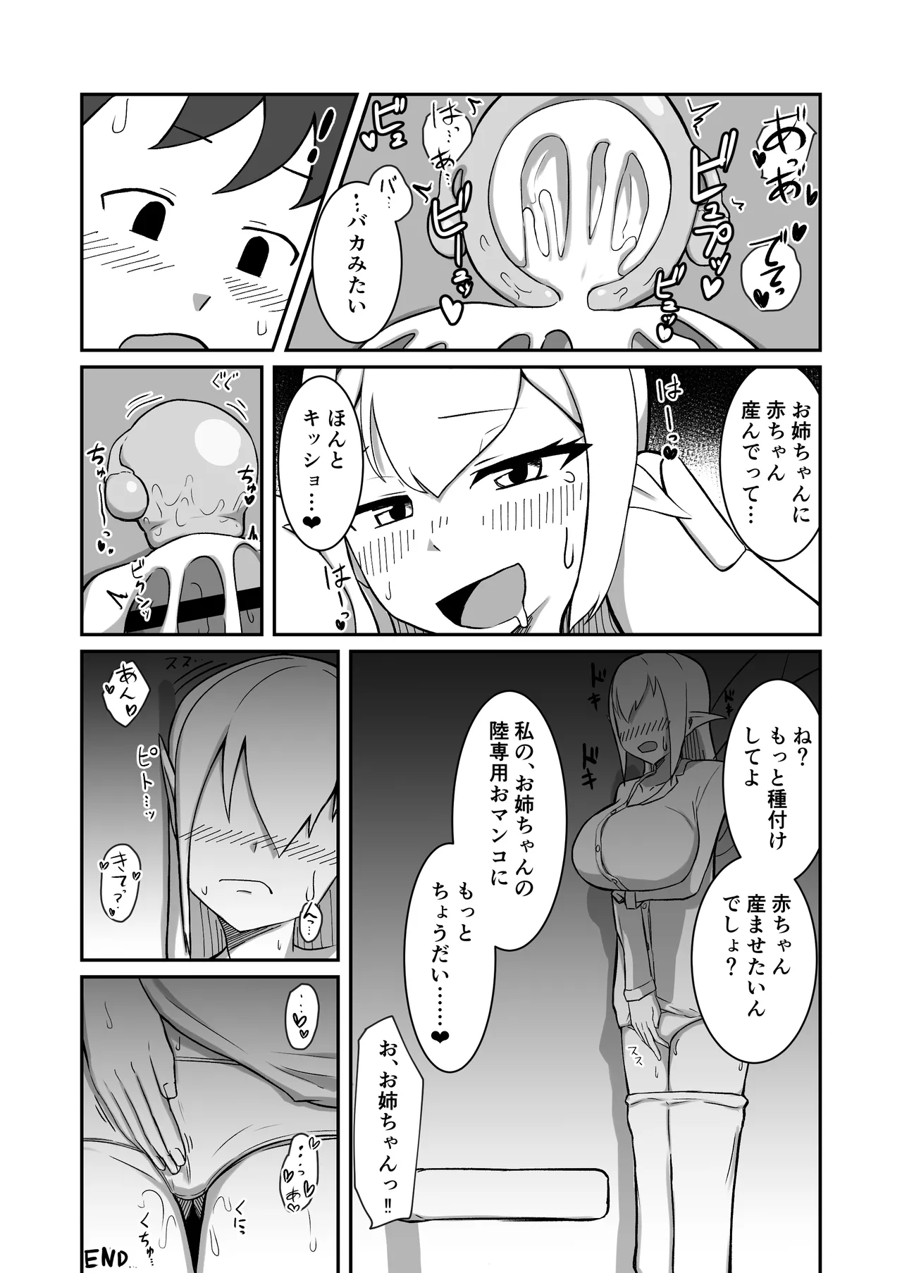 フェアリー族のお姉ちゃんは僕の専用オナホ妖精 Page.47