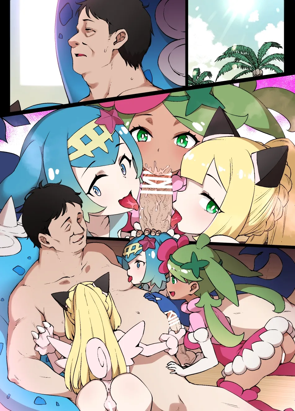Slave Ball Mind Control: the Alolan Girls & Lana's Mother Page.11